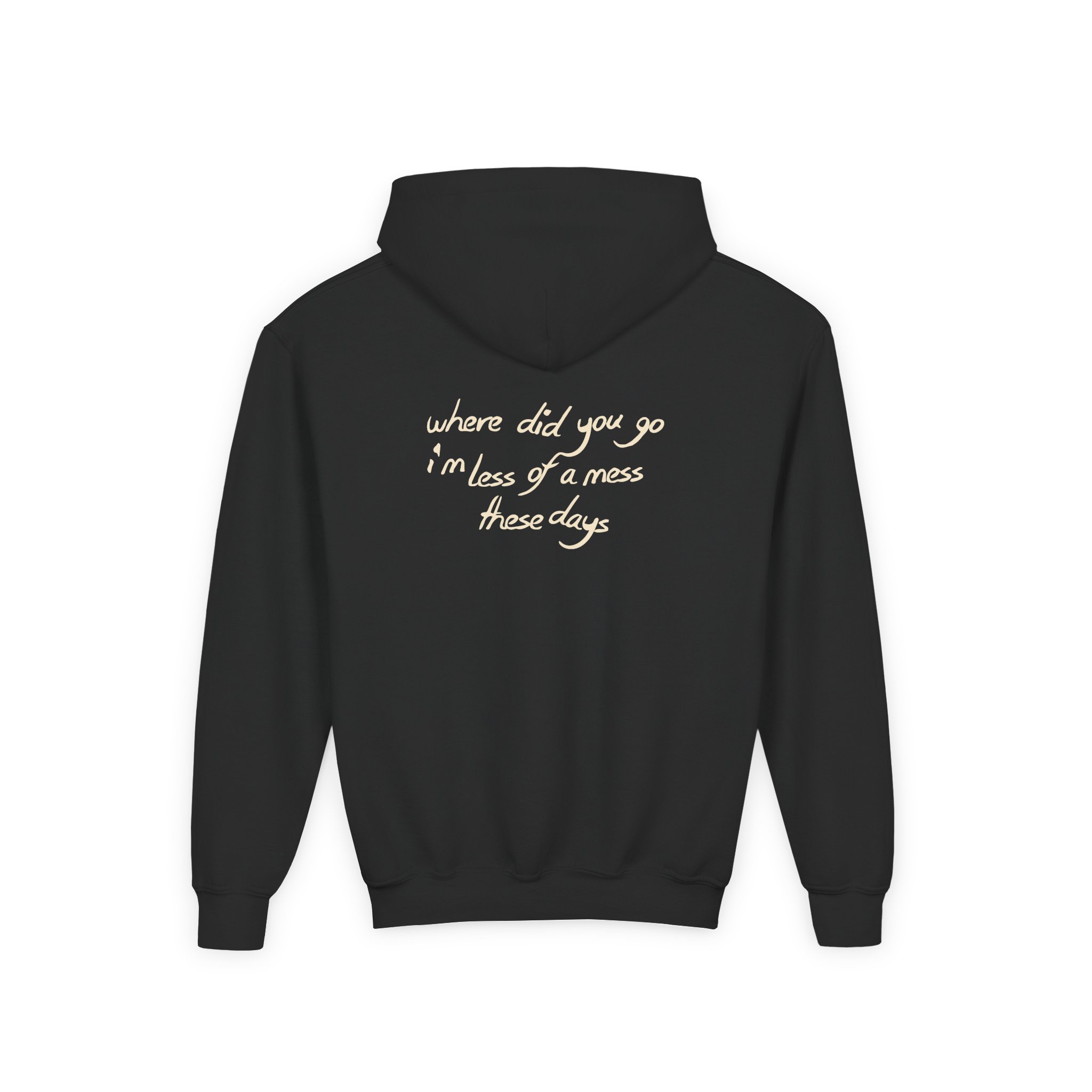 Blue October Where Did You Go Youth Heavy Blend Hooded Sweatshirt - Image 2