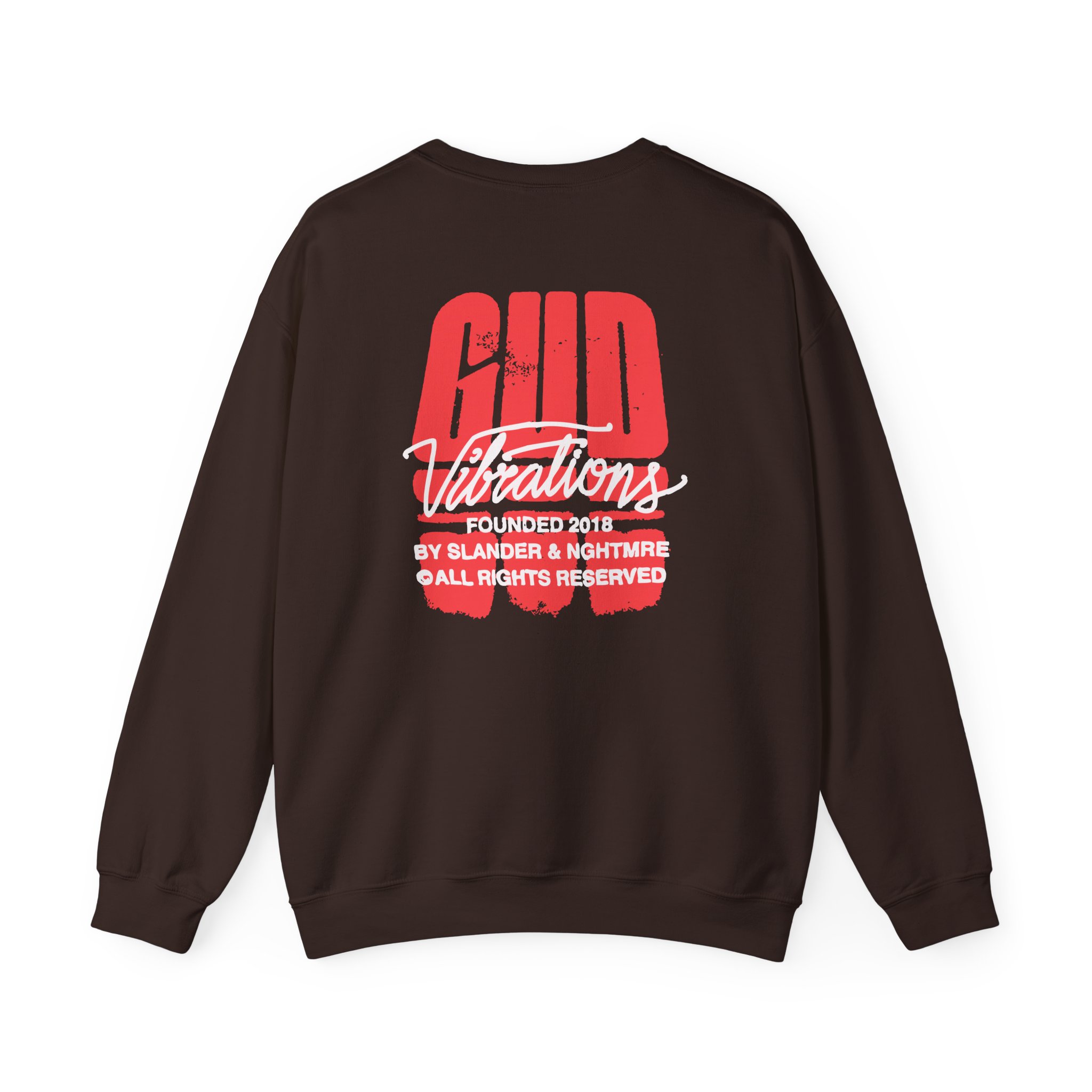 Slander Gud Vibrations Graffiti Unisex Heavy Blend™ Crewneck Sweatshirt - Image 4