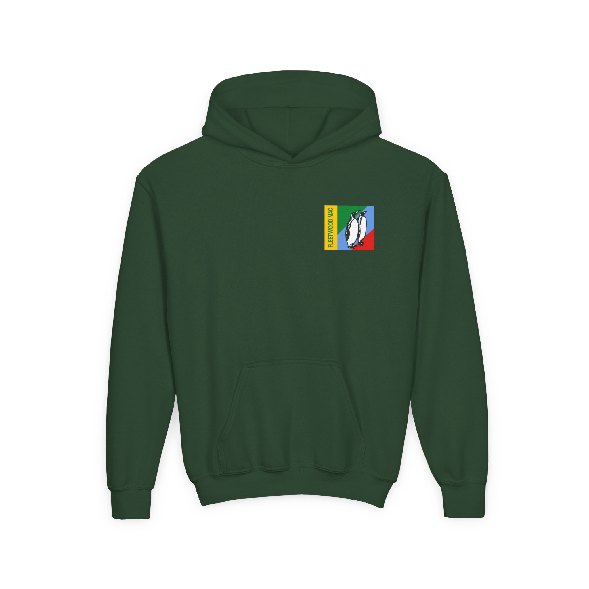 Fleetwood Mac Duo Penguin Collared Youth Heavy Blend Hooded Sweatshirt - Image 9