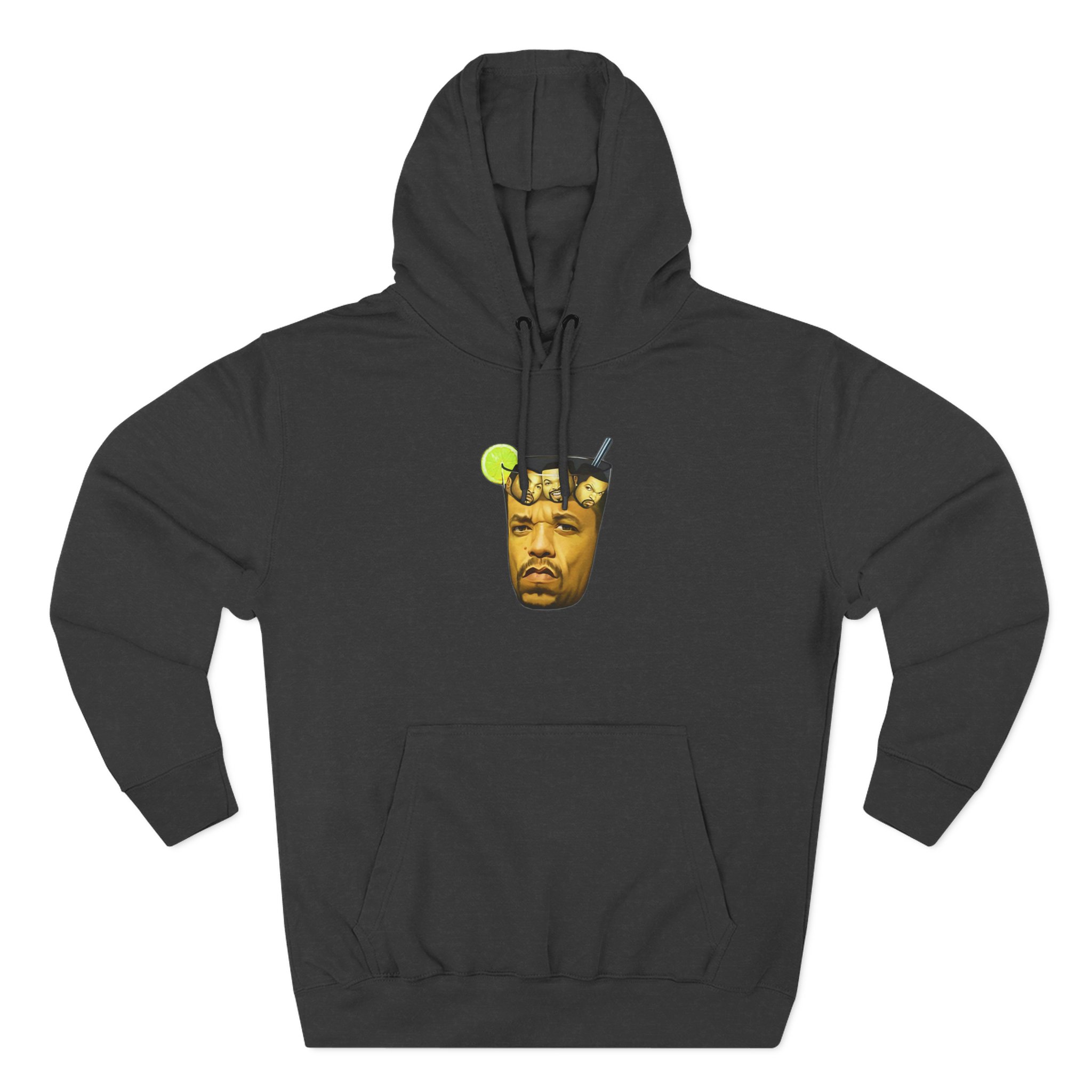 Ice Cube In Iced Tea Three-Panel Fleece Hoodie - Image 3