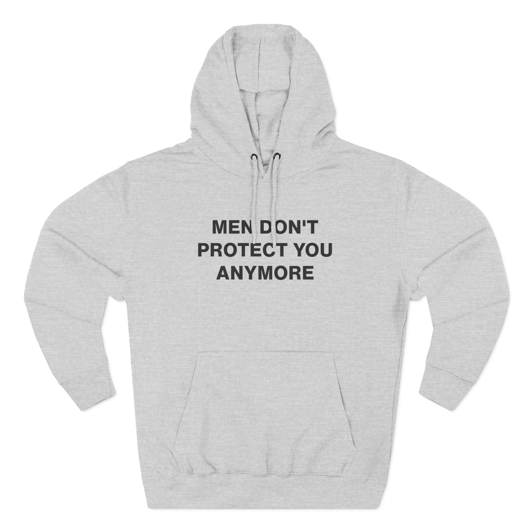 Jenny Holzer Men Don´t Protect You Anymore Three-Panel Fleece Hoodie - Image 3