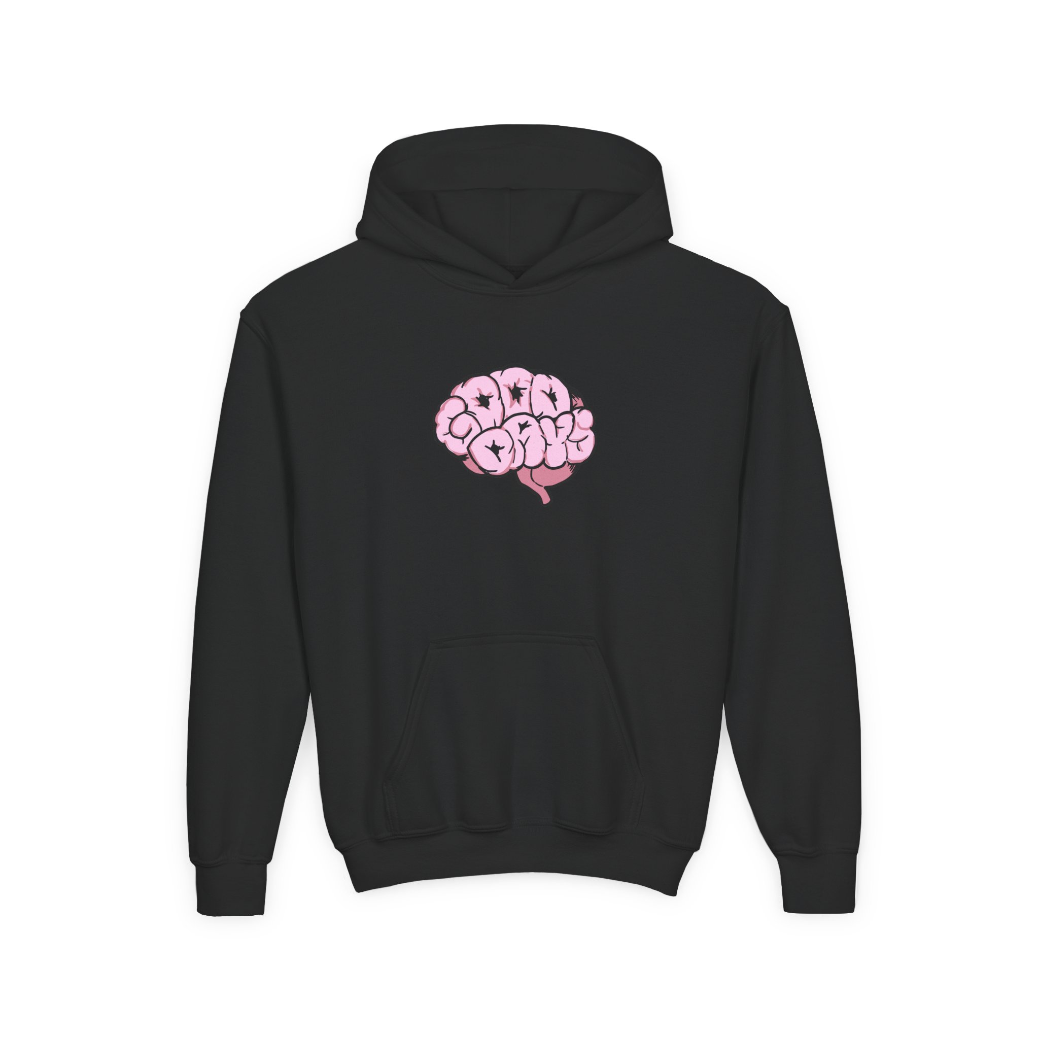 Sza Sostde 2020 Good Days Brain Youth Heavy Blend Hooded Sweatshirt - Image 3