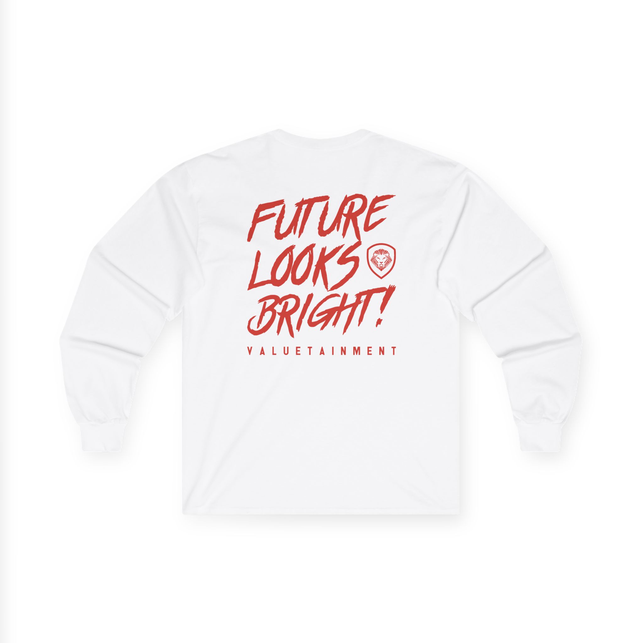 Valuetainment Future Looks Bright Unisex Ultra Cotton Long Sleeve Tee - Image 2