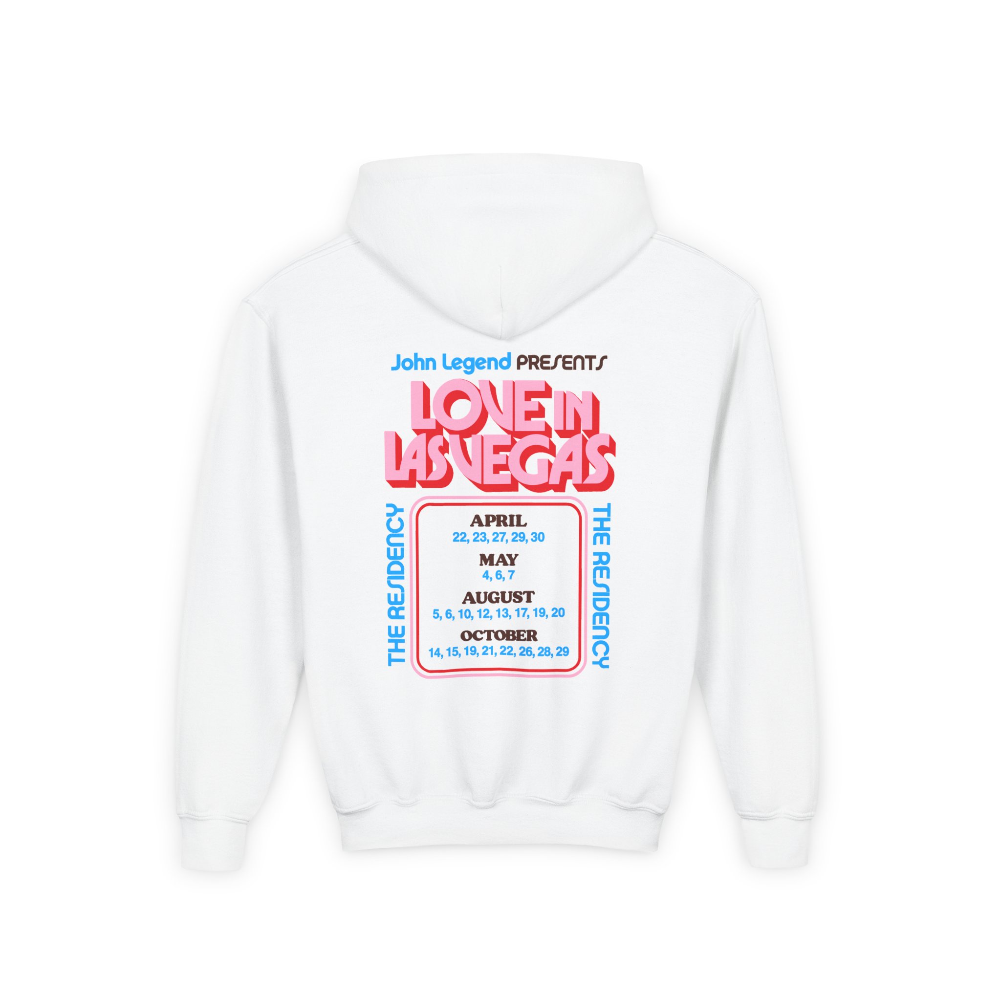 John Legend Love In Las Vegas Youth Heavy Blend Hooded Sweatshirt - Image 2