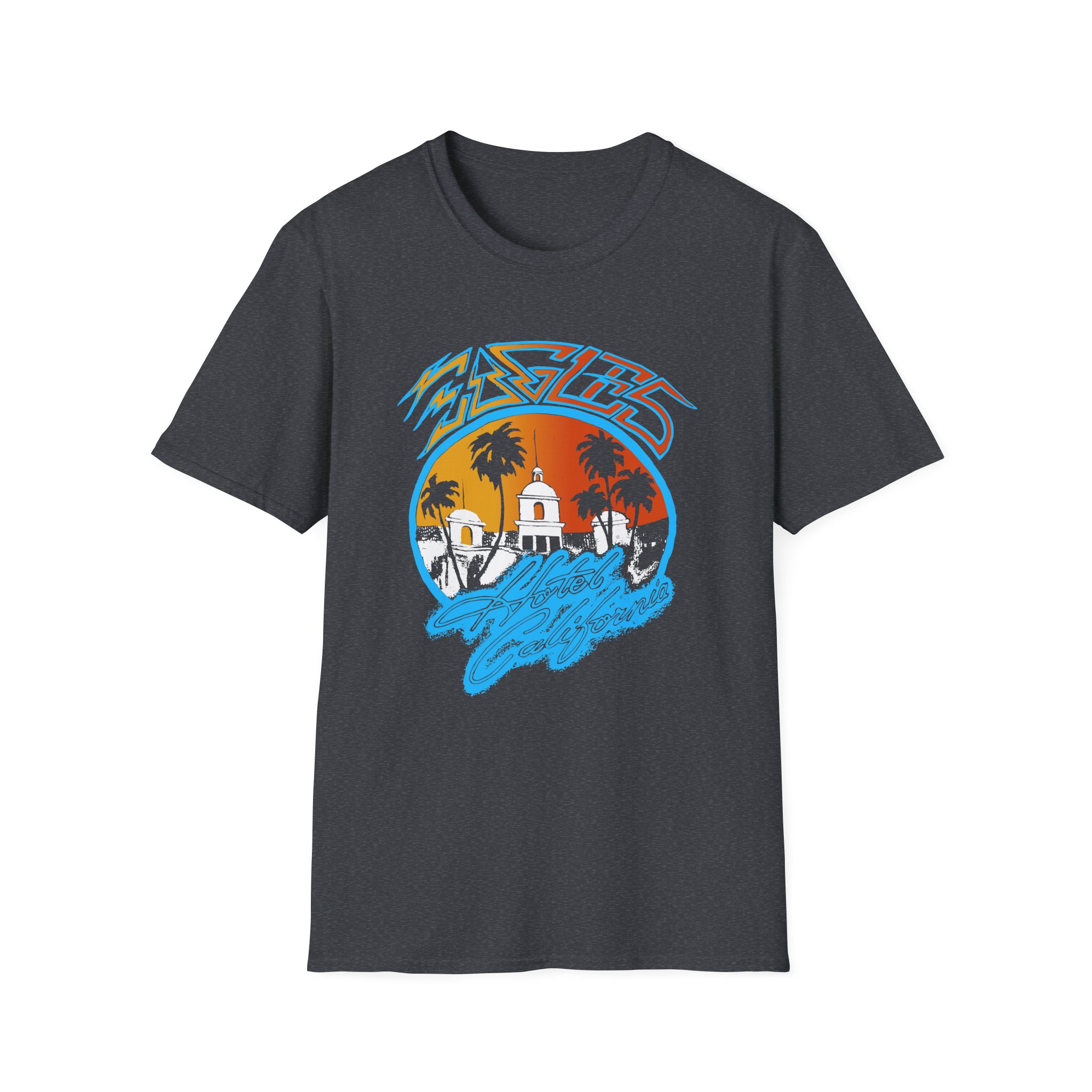 The Eagles Hotel California Unisex Softstyle T-Shirt - Image 7