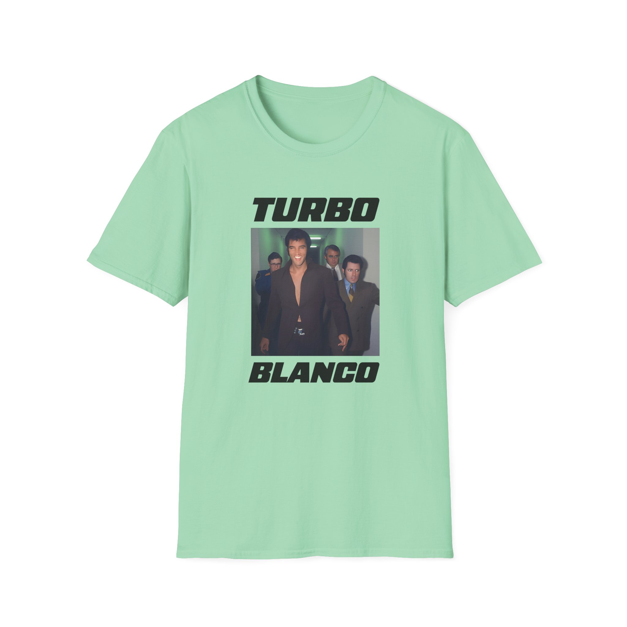 Chris Lorenzo Turbo Blanco Unisex Softstyle T-shirt - Image 17