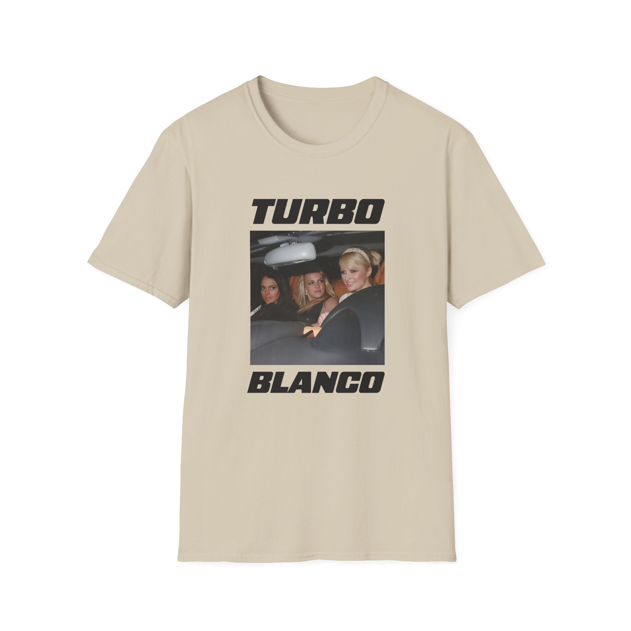 Chris Lorenzo Turbo Blanco Unisex Softstyle T-shirt - Image 3