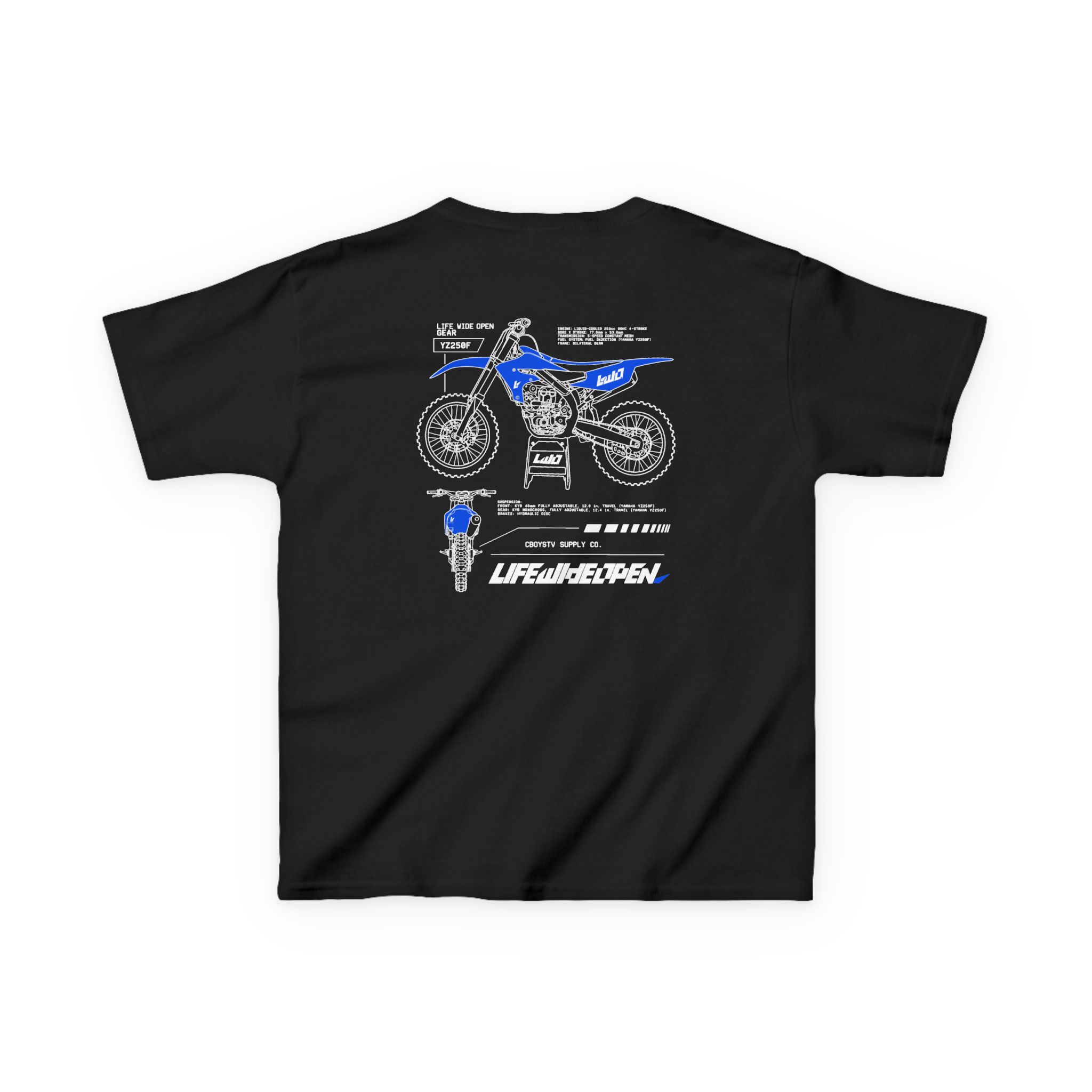 Kids Cboystv Yamaha Spec Heavy Cotton™ Tee - Image 2