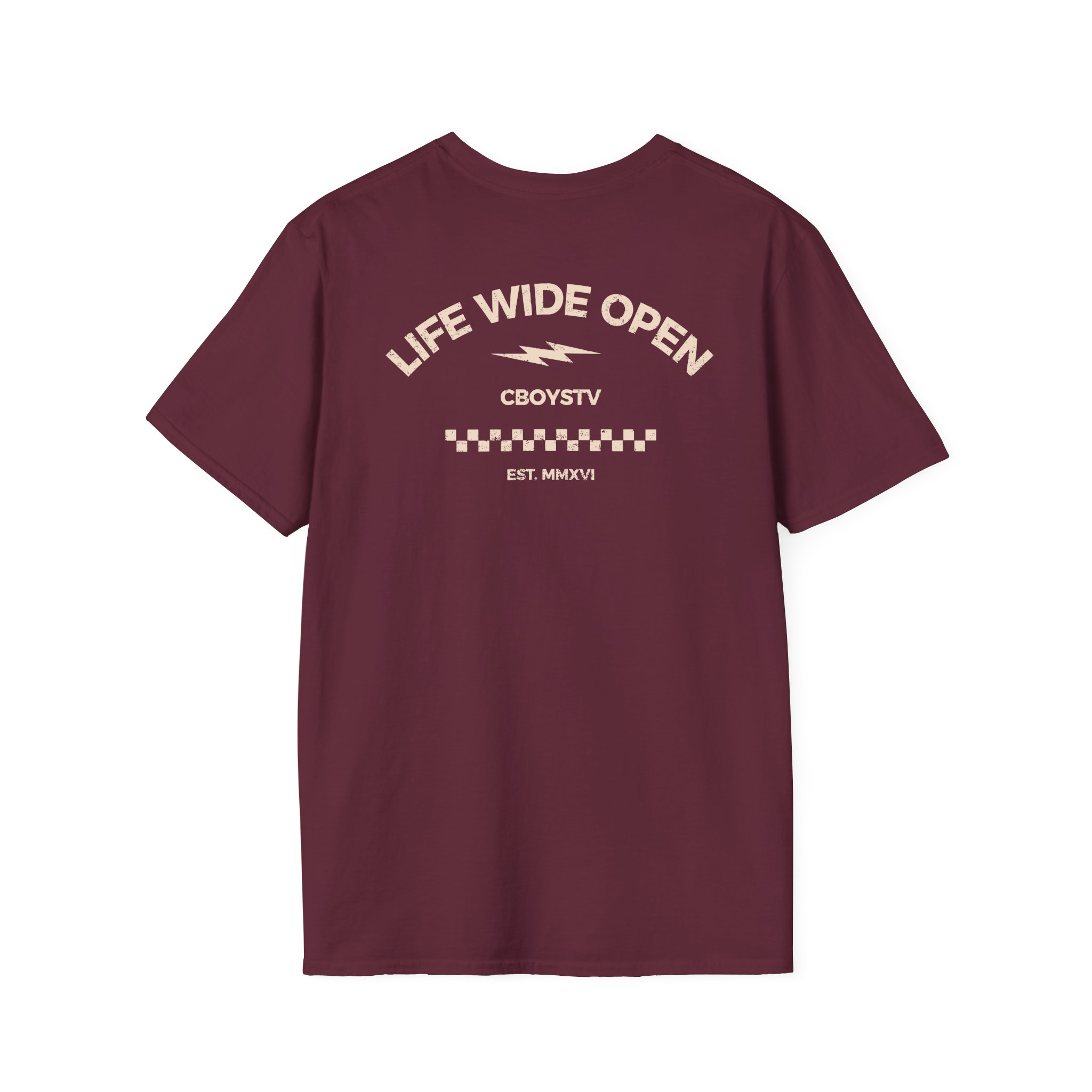 Cboystv Checkered Tournament Unisex Softstyle T-Shirt - Image 4