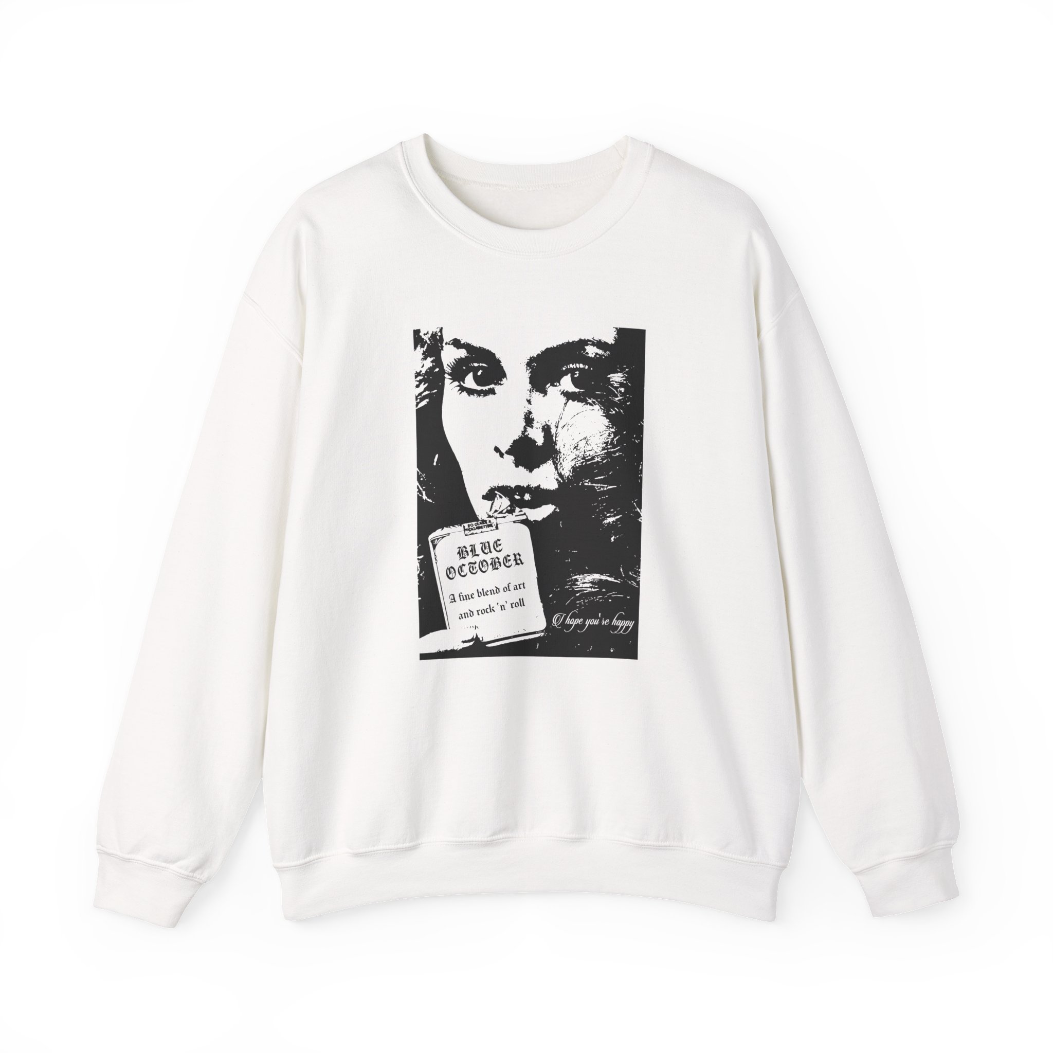 Blue October a Fine Blend Unisex Heavy Blend™ Crewneck Sweatshirt - Image 3