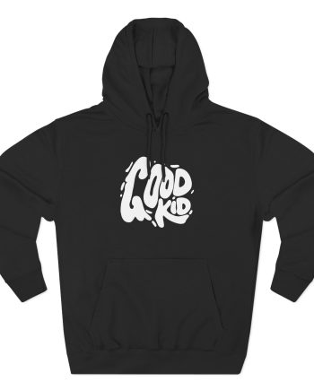 Good Kid Logo Three-Panel Fleece Hoodie