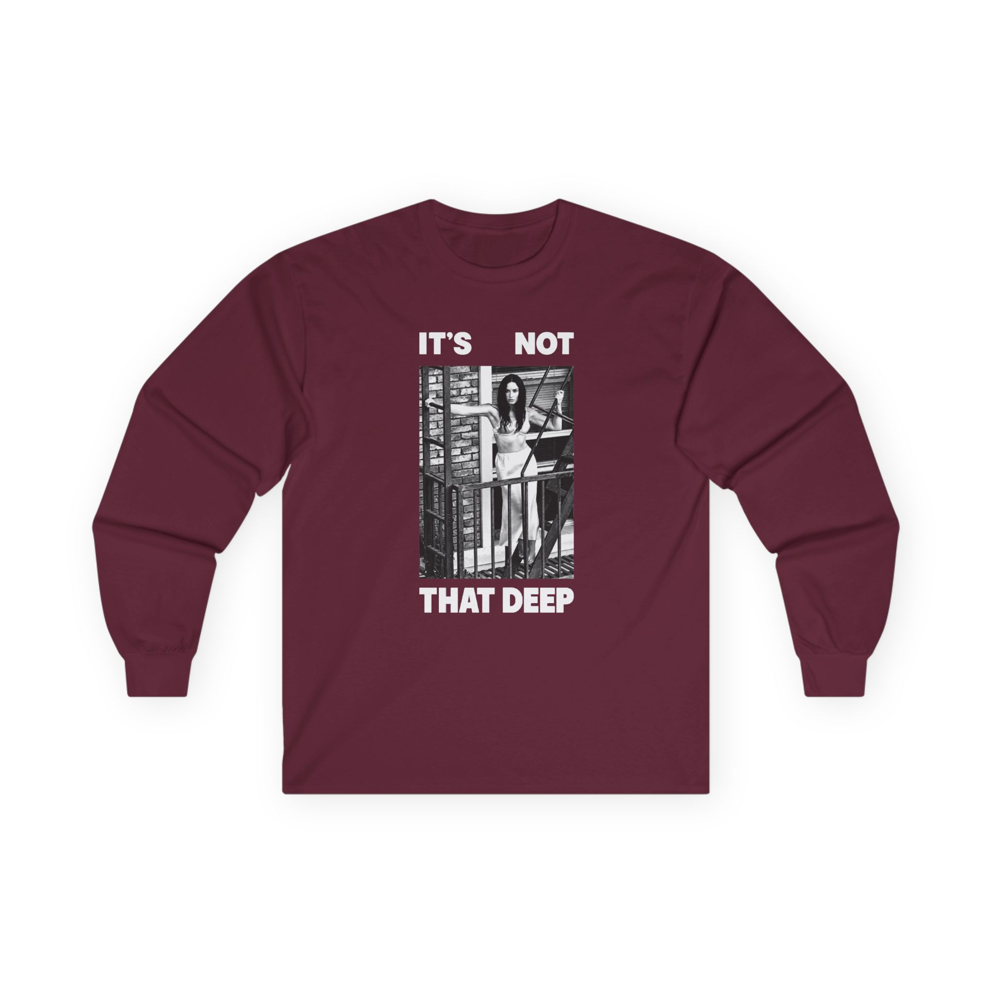 D L It’s Not That Deep Tour Unisex Ultra Cotton Long Sleeve Tee - Image 3