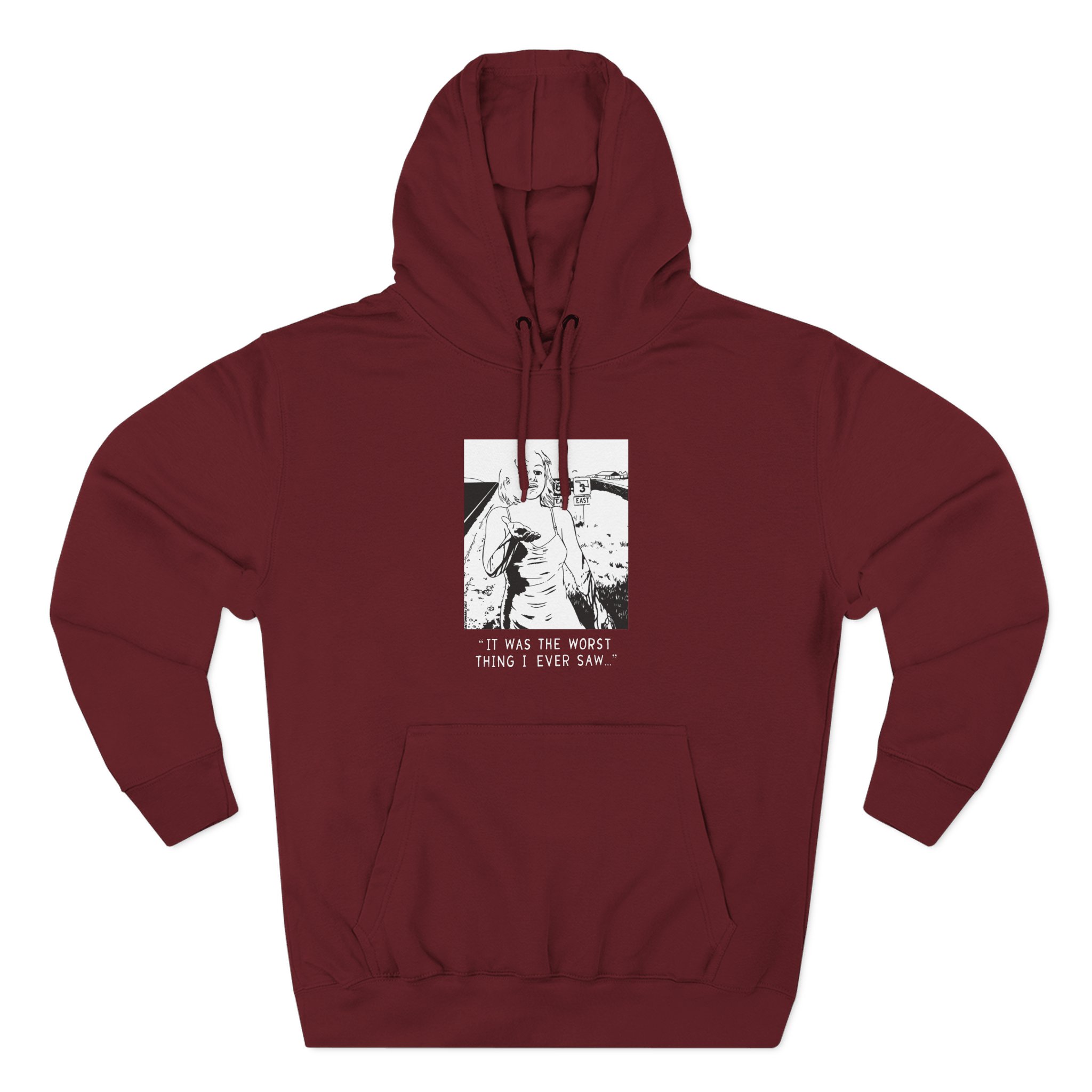 Chat Pile Worst Thing Three-Panel Fleece Hoodie - Image 13