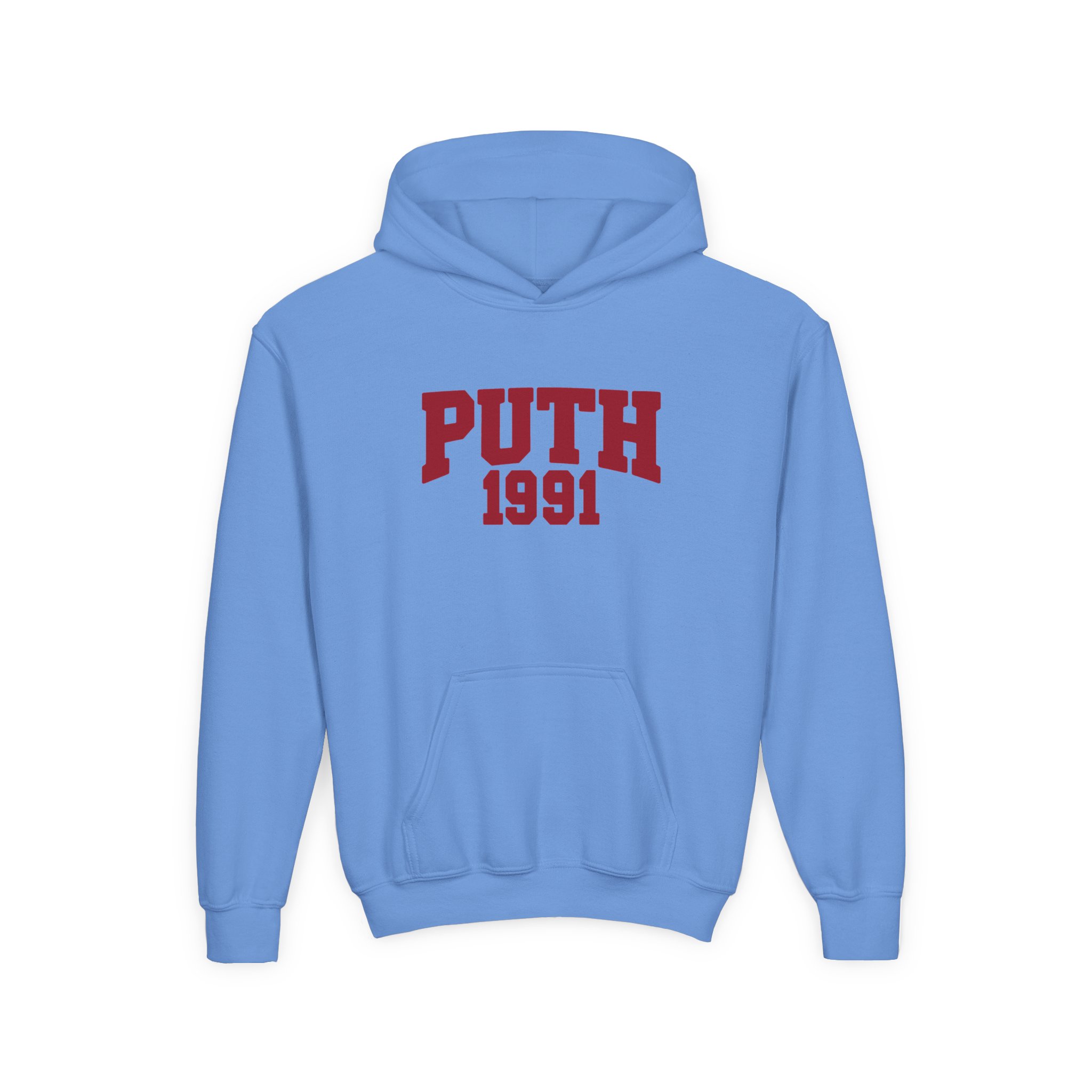 Charlie Puth Puth 1991 Youth Heavy Blend Hooded Sweatshirt - Image 7