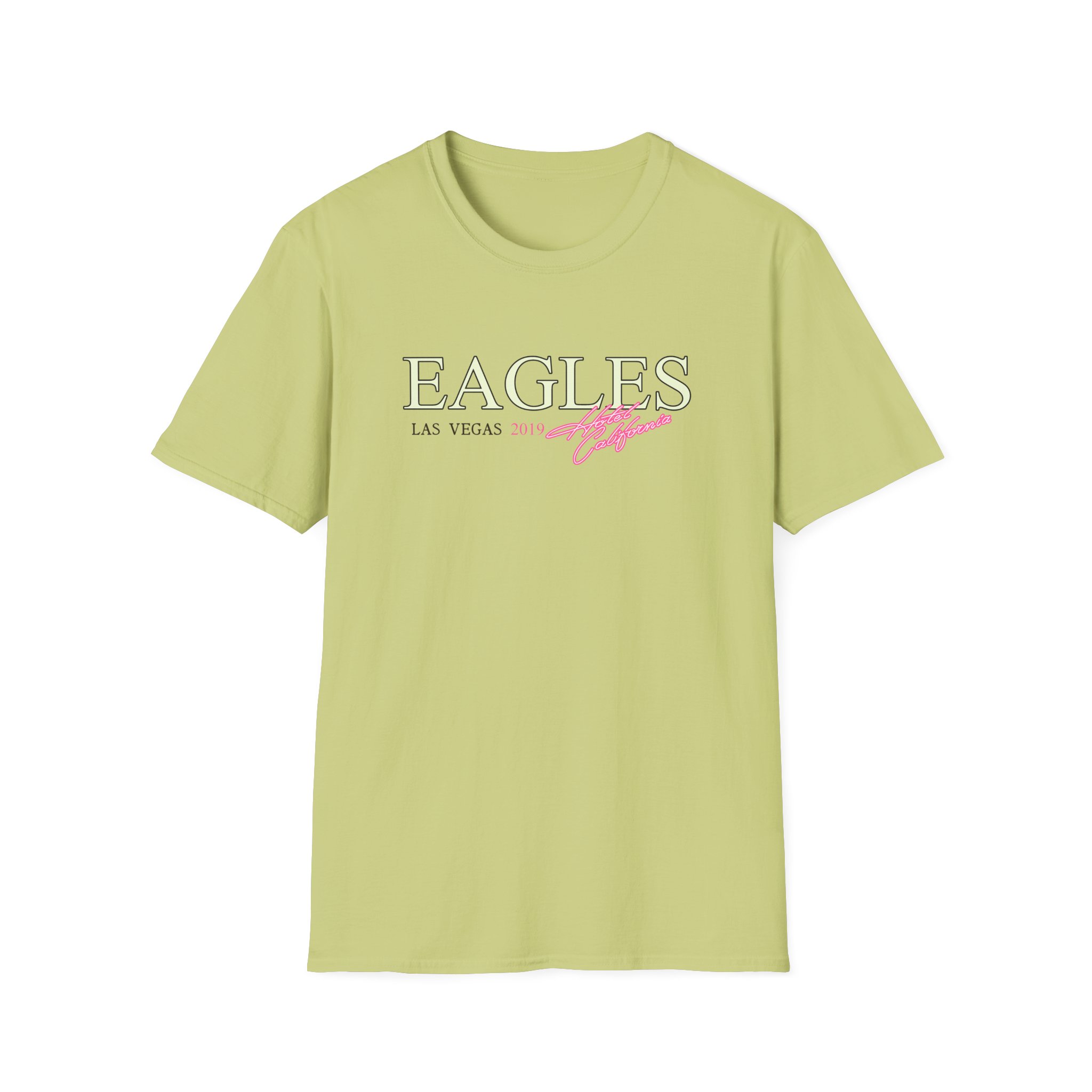 The Eagles Hotel California Las Vegas 2019 Unisex Softstyle T-Shirt - Image 13