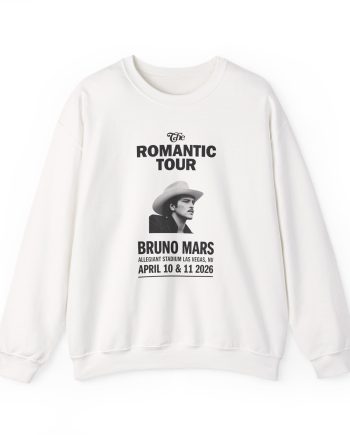 Bruno Mars Las Vegas the Romantic Unisex Heavy Blend™ Crewneck Sweatshirt