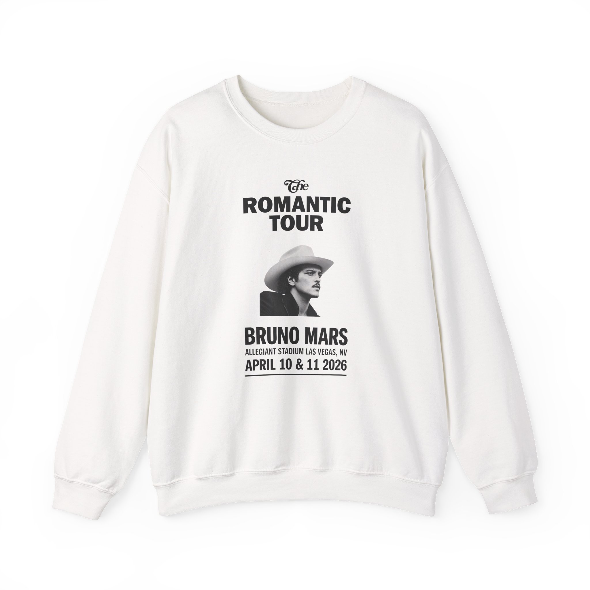 Bruno Mars Las Vegas the Romantic Unisex Heavy Blend™ Crewneck Sweatshirt