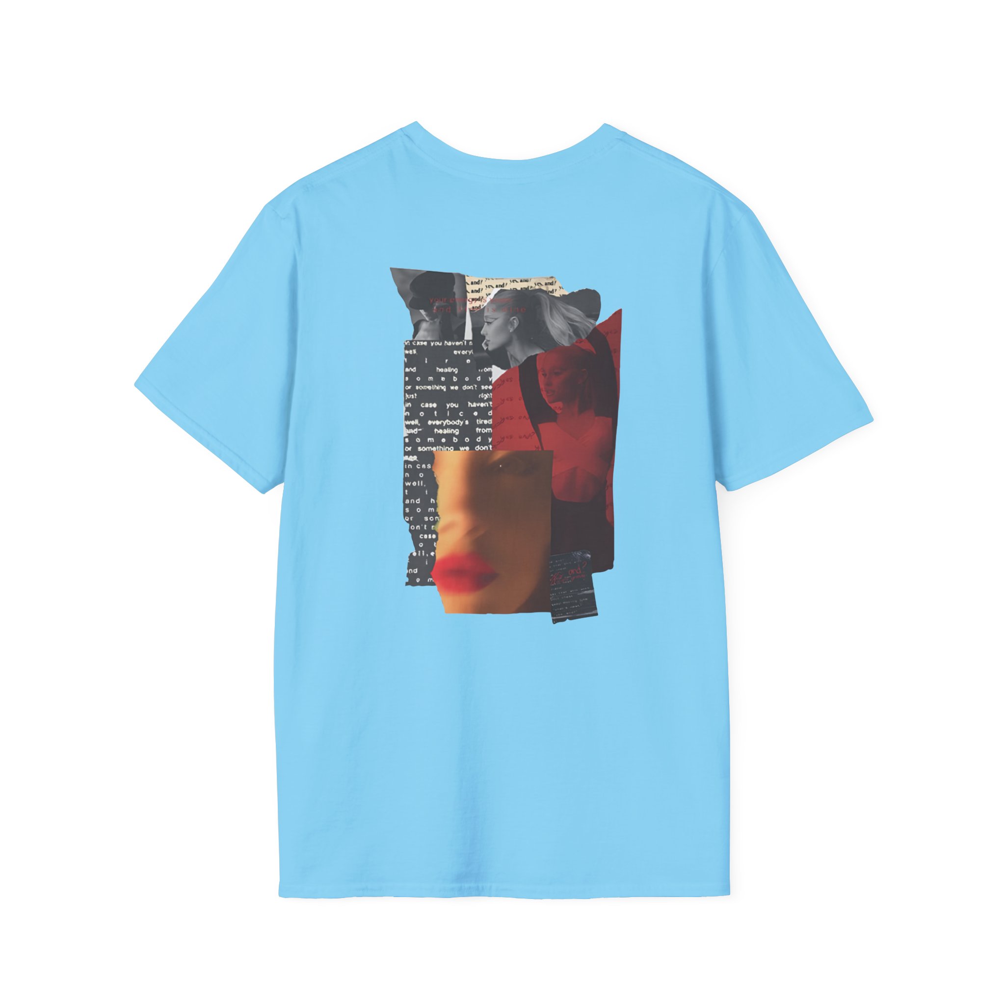 AG Yes, and? Collage Unisex Softstyle T-Shirt - Image 14