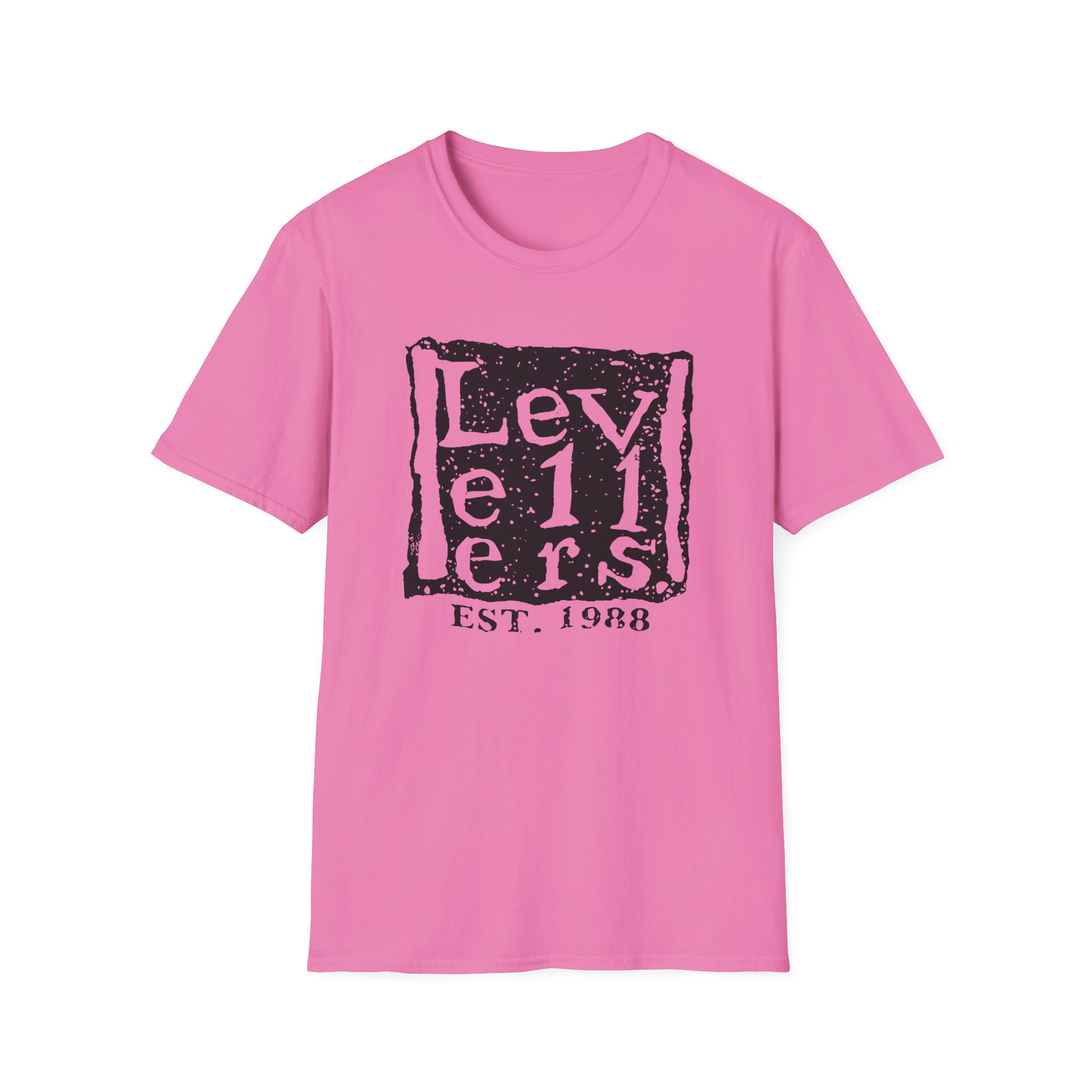 Levellers Logo Unisex Softstyle T-shirt - Image 19