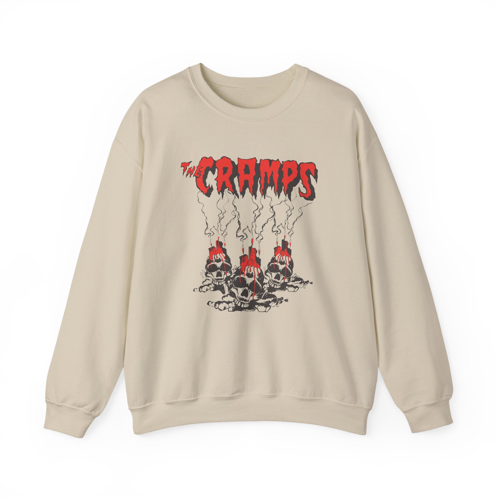 The Cramps Voodoo Skulls Unisex Heavy Blend™ Crewneck Sweatshirt - Image 7