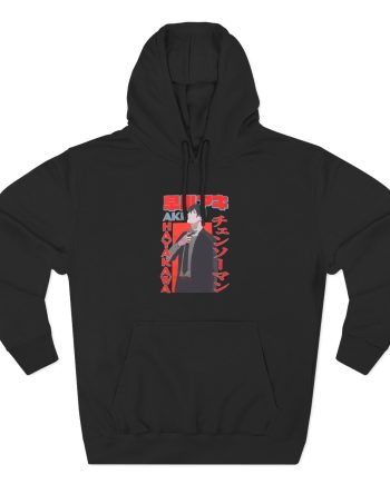 Chainsaw Man Aki Name Three-panel Fleece Hoodie