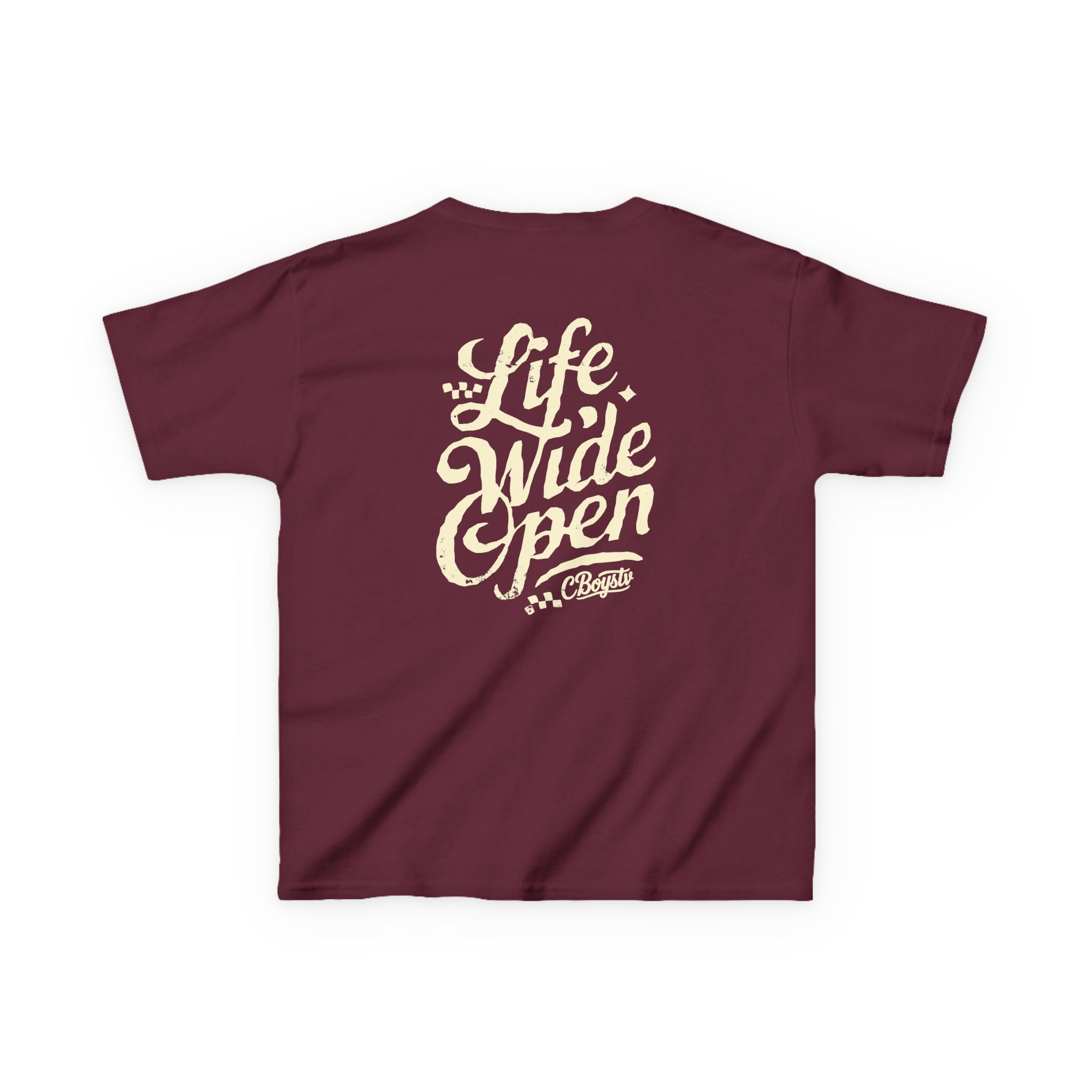 Kids Cboystv Tan Script Heavy Cotton™ Tee - Image 4