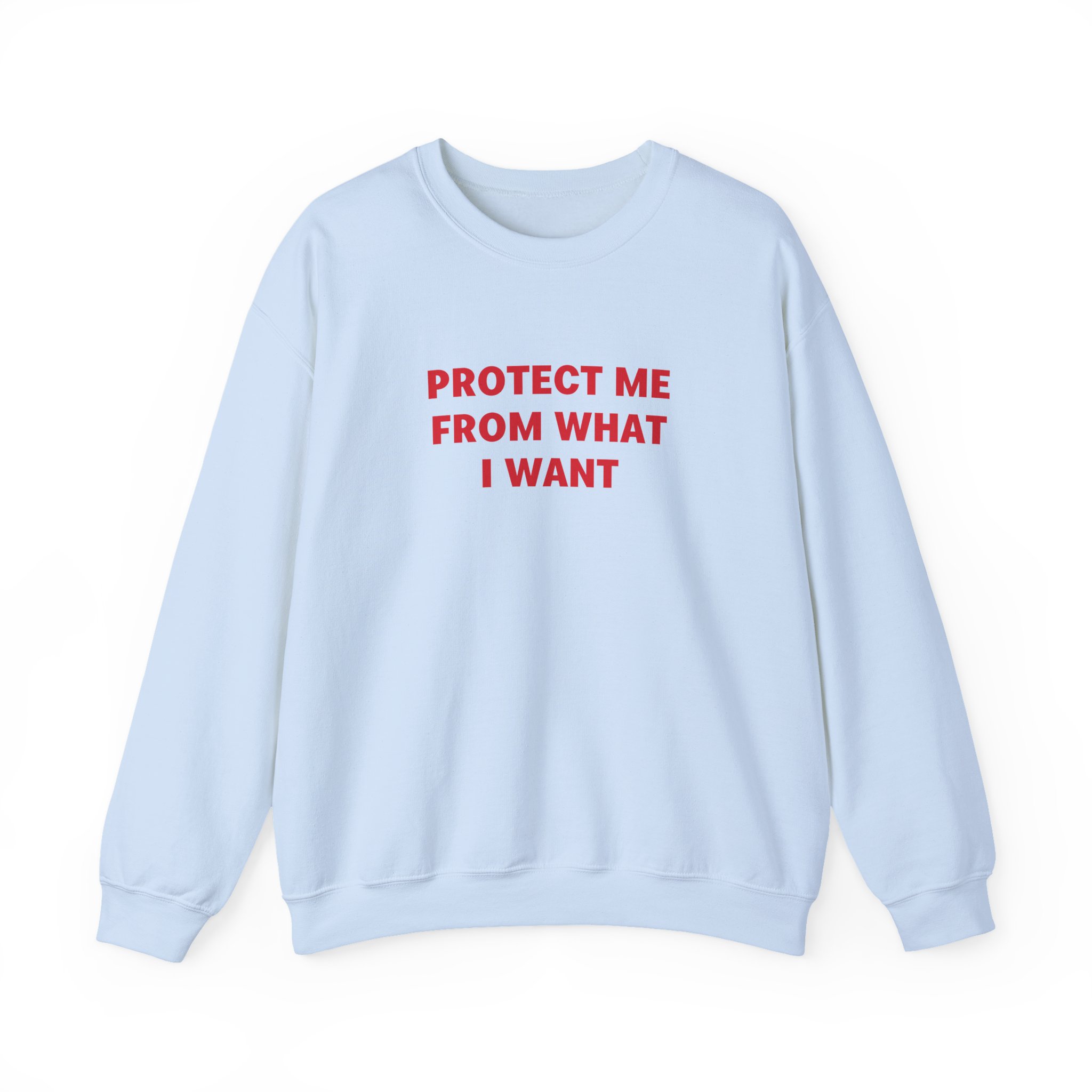 Jenny Holzer Protect Me From What I Want Unisex Heavy Blend™ Crewneck Sweatshirt - Image 11