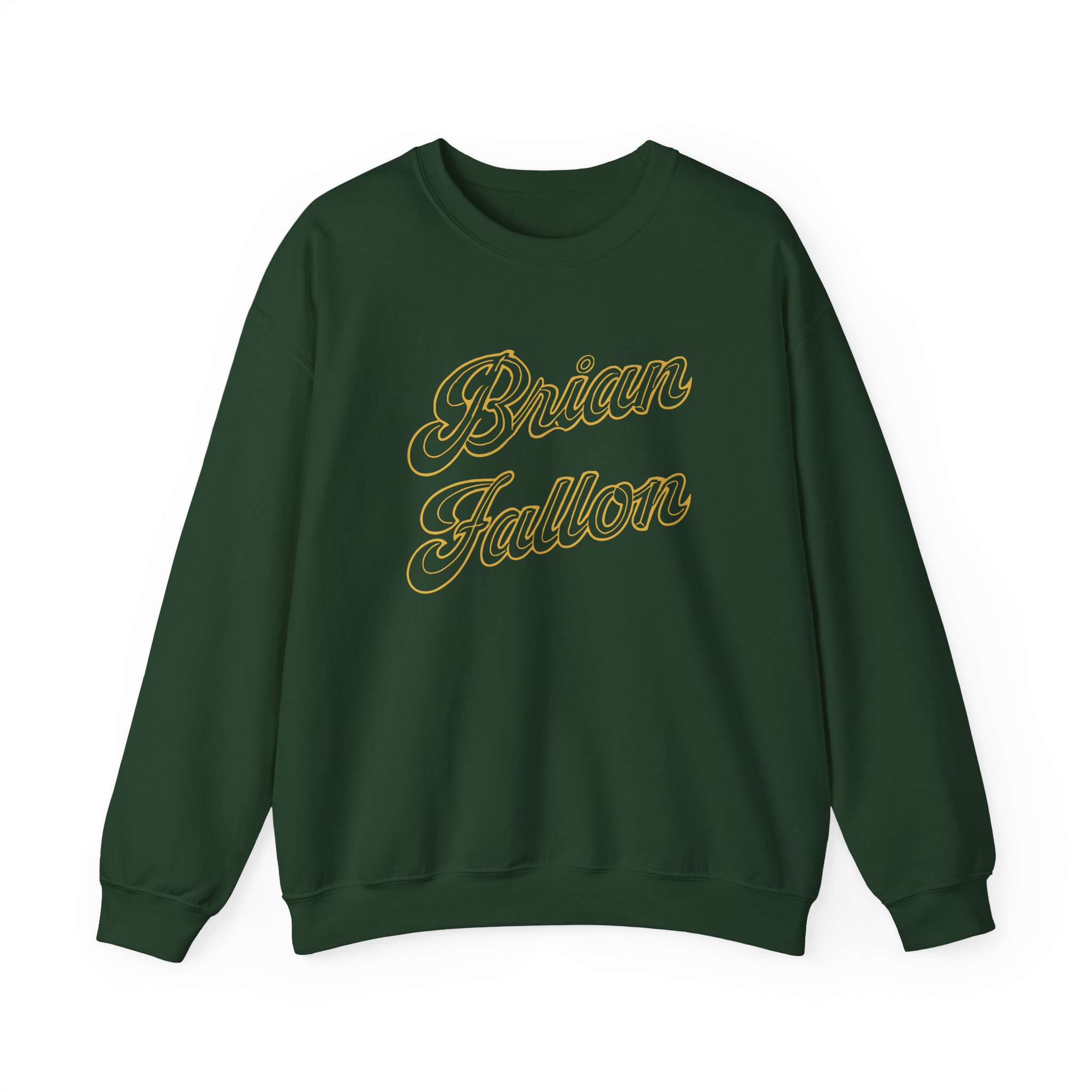 Brian Fallon Gold Text Unisex Heavy Blend™ Crewneck Sweatshirt - Image 7
