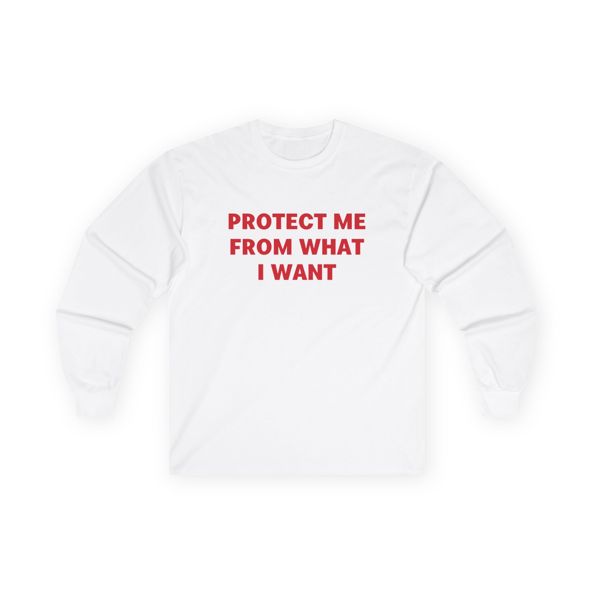 Jenny Holzer Protect Me From What I Want Unisex Ultra Cotton Long Sleeve Tee