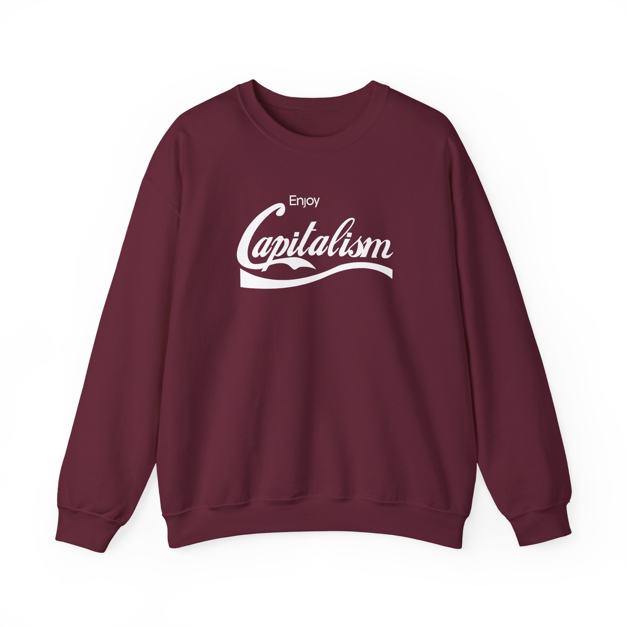 Valuetainment Enjoy Capitalism Unisex Heavy Blend™ Crewneck Sweatshirt - Image 3