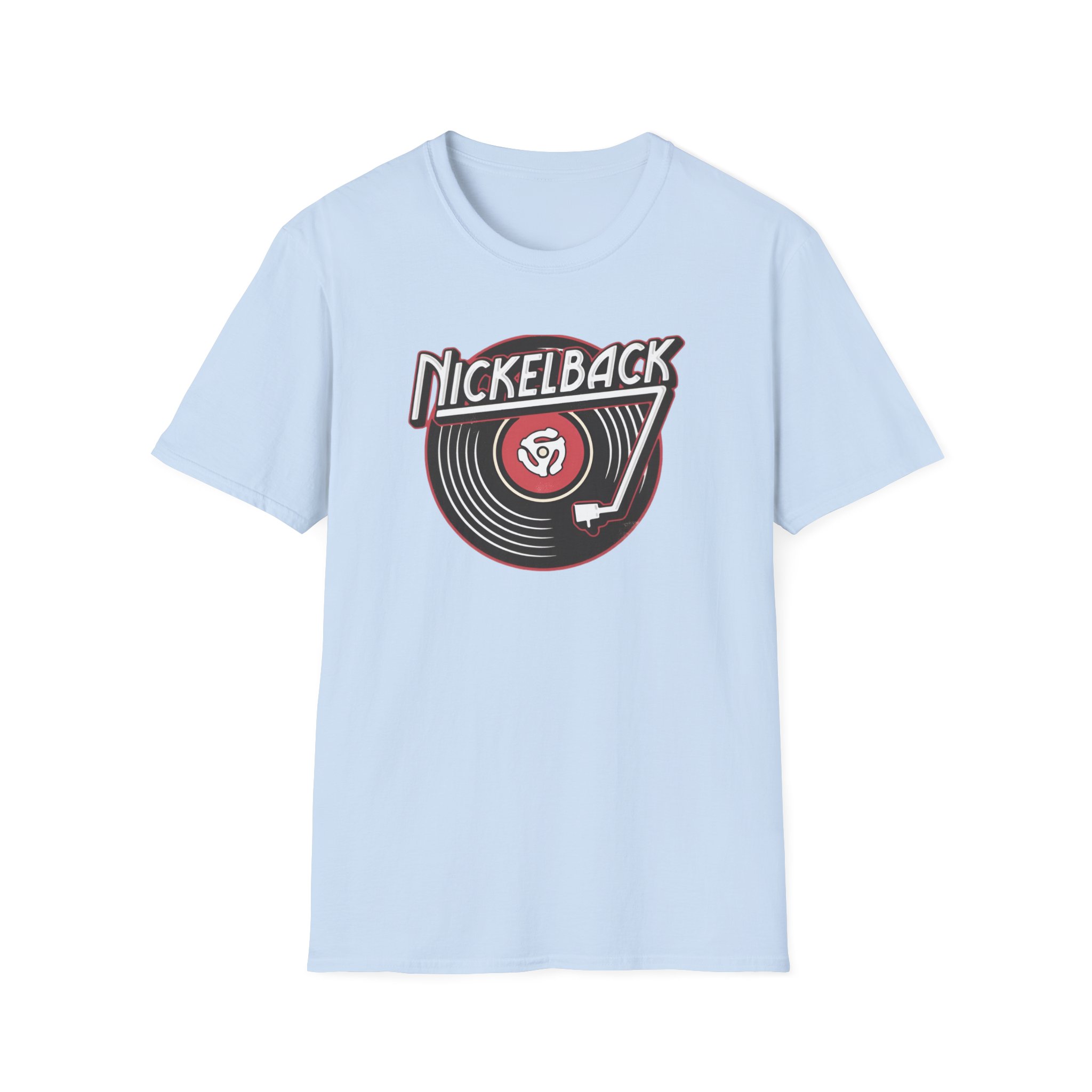Nickelback Record Natural Ringer Unisex Softstyle T-Shirt - Image 15