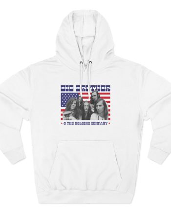 Janis Joplin Big Brother & the Holding Company Three-Panel Fleece Hoodie