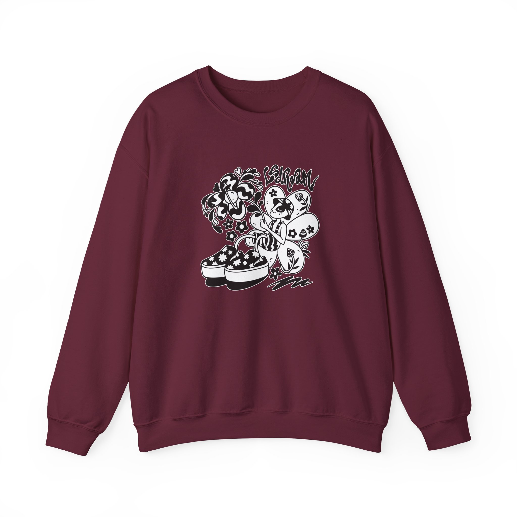 Lsdream Intergalactic Bloom Unisex Heavy Blend™ Crewneck Sweatshirt - Image 3
