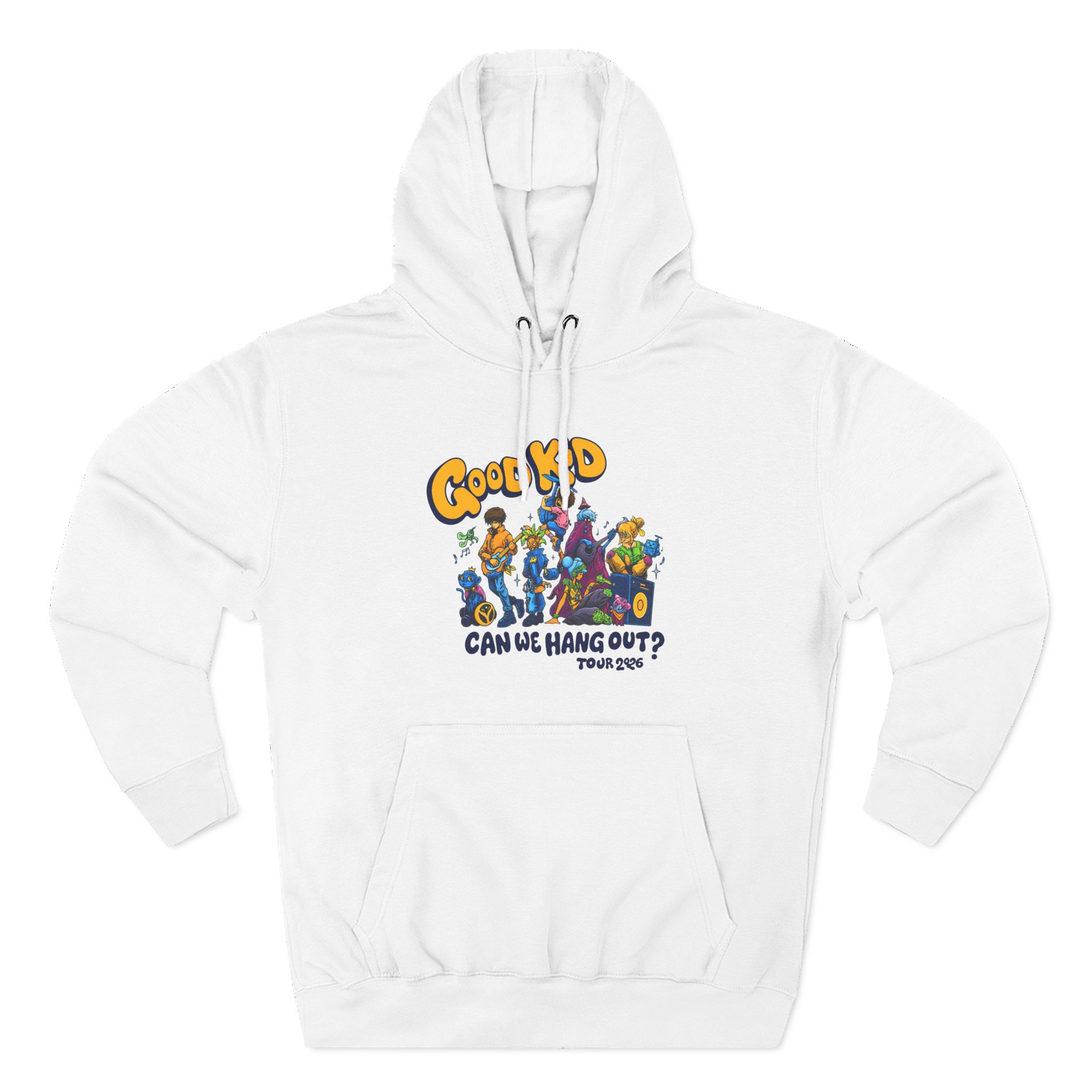 Good Kid Can We Hang Out Three-Panel Fleece Hoodie