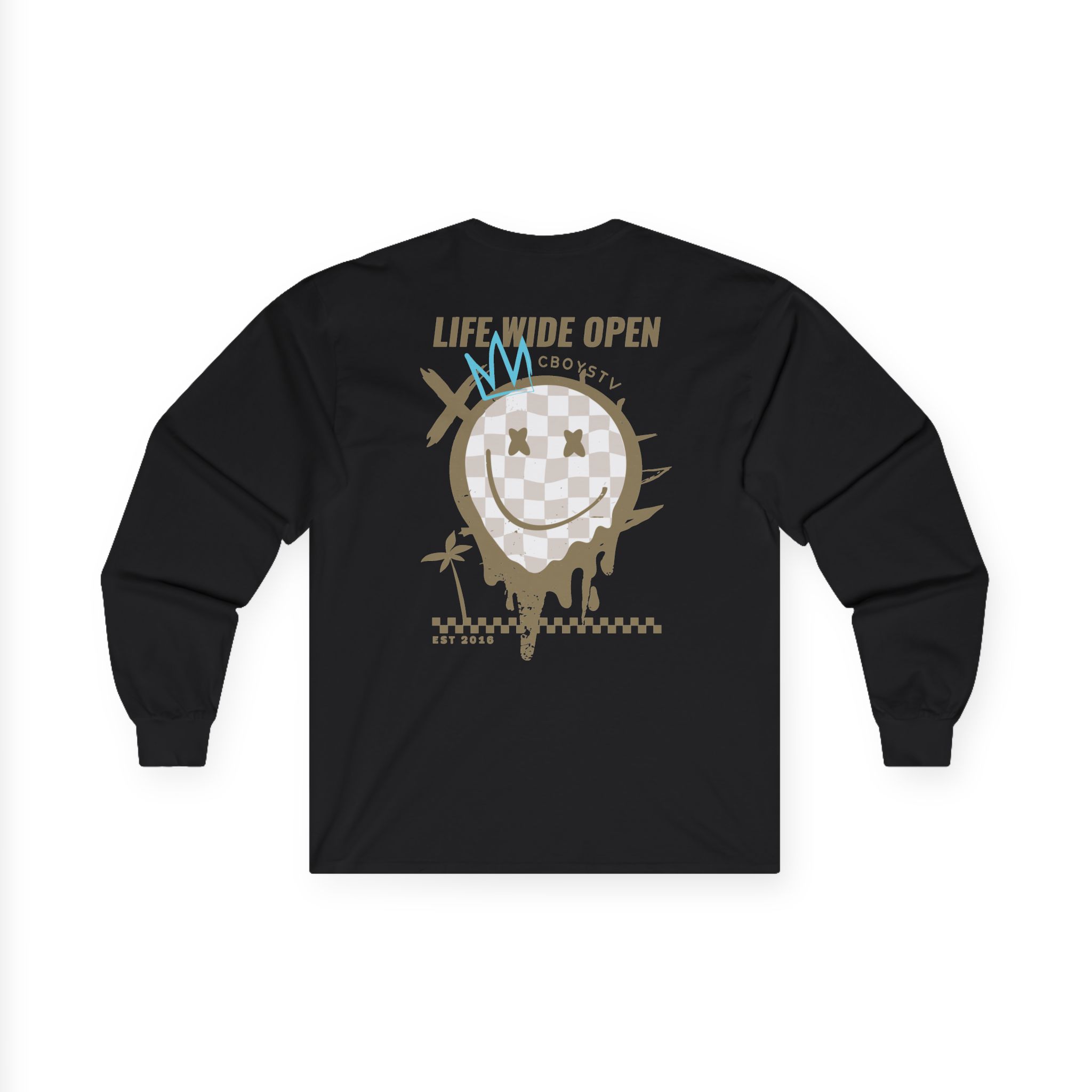 Cboystv Tan Rockstar Unisex Ultra Cotton Long Sleeve Tee - Image 2