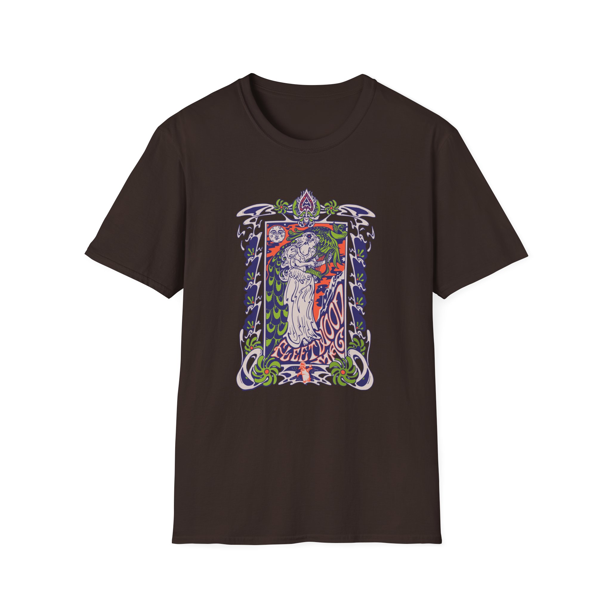 Fleetwood Mac Lady Lyre Unisex Softstyle T-Shirt - Image 7