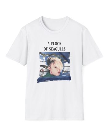A Flock of Seagulls Birds in Flight Unisex Softstyle T-Shirt