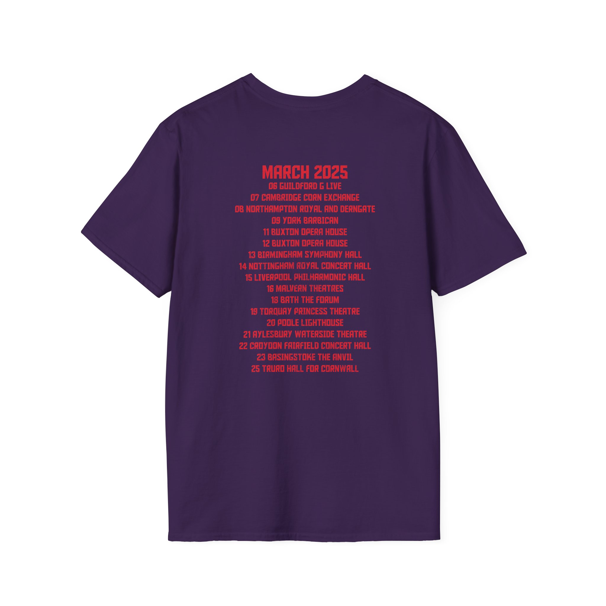 Levellers 2025 March We the Collective Tour Unisex Softstyle T-Shirt - Image 16