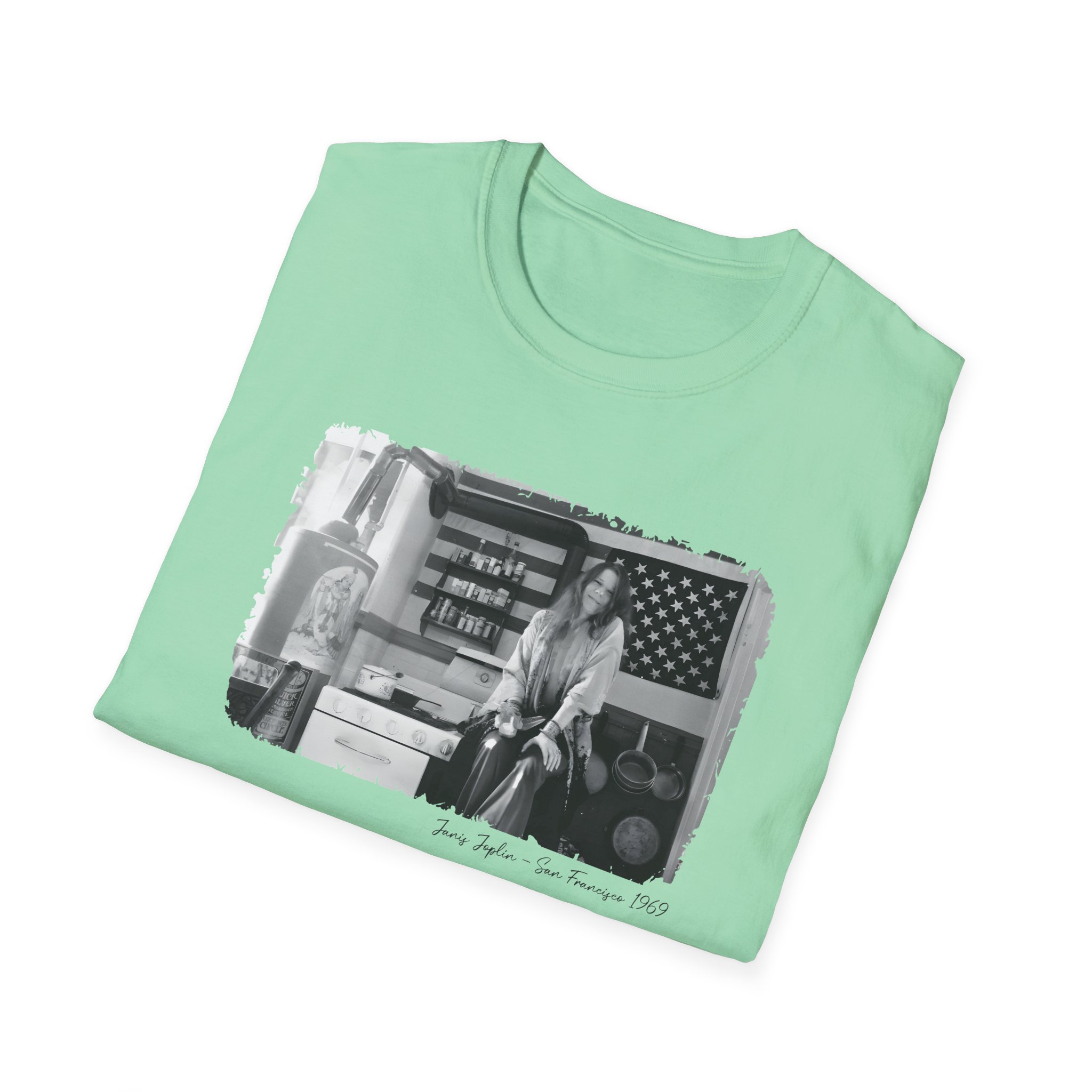 Janis in the Kitchen Unisex Softstyle T-Shirt - Image 32