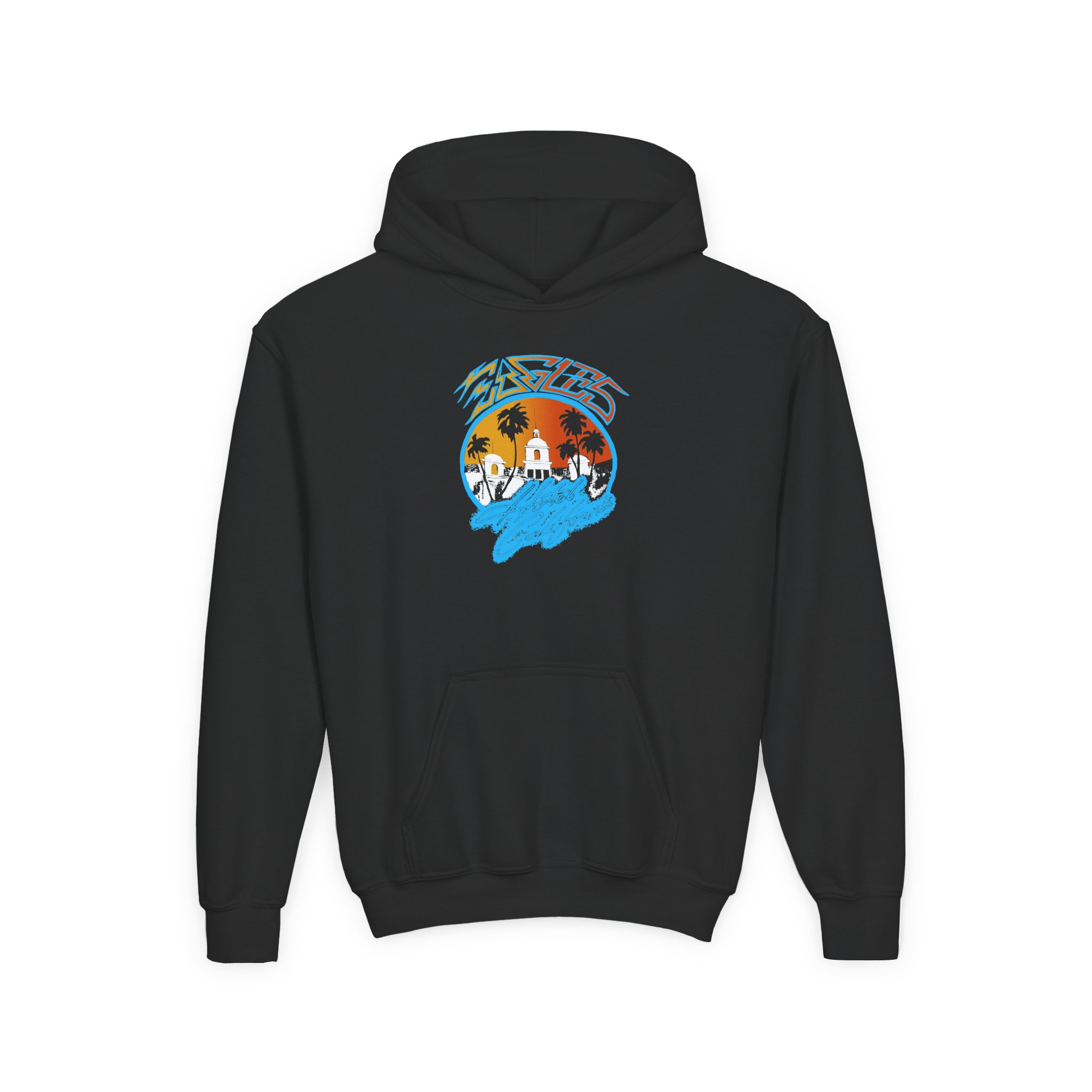 Youth The Eagles Hotel California Heavy Blend Hooded Sweatshirt
