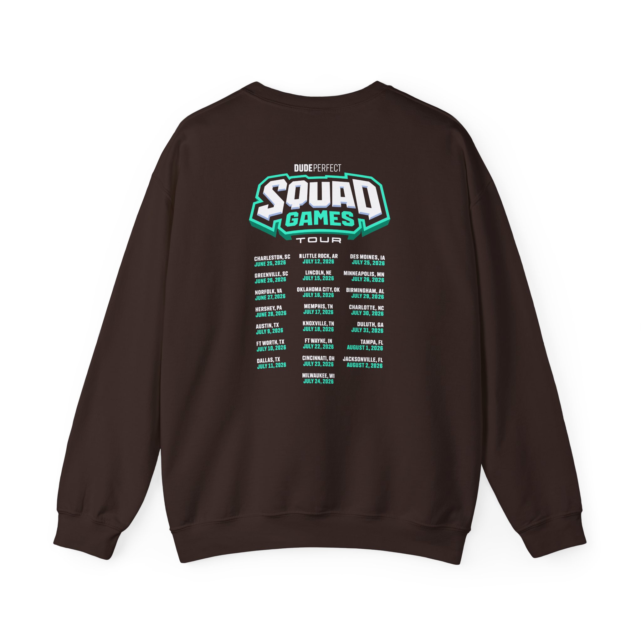 Dude Perfect Squad Games Tour Unisex Heavy Blend™ Crewneck Sweatshirt - Image 4