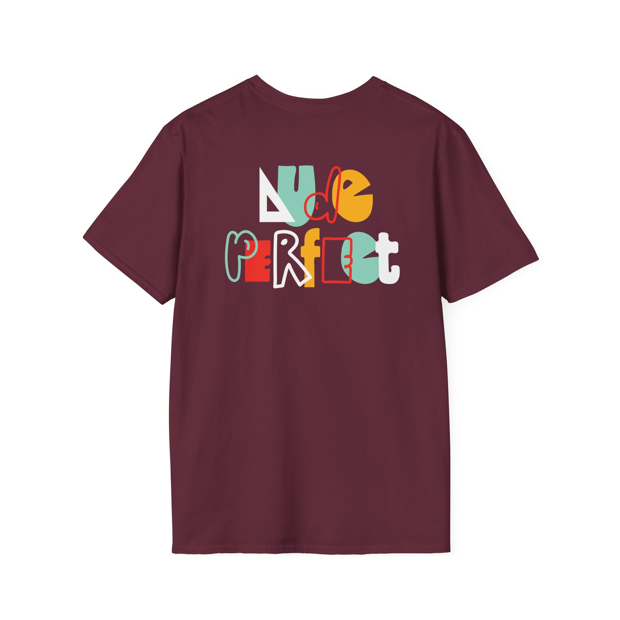 Dude Perfect Shape Unisex Softstyle T-Shirt - Image 4