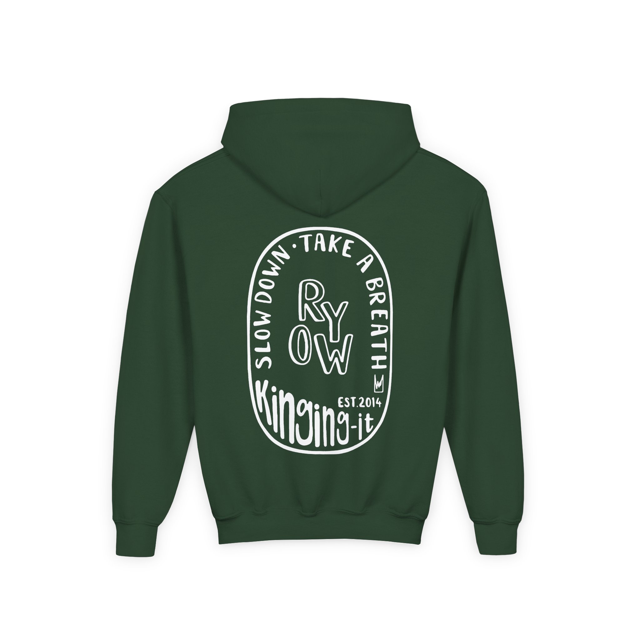 Kinging It Youth Heavy Blend Hooded Sweatshirt - Image 6