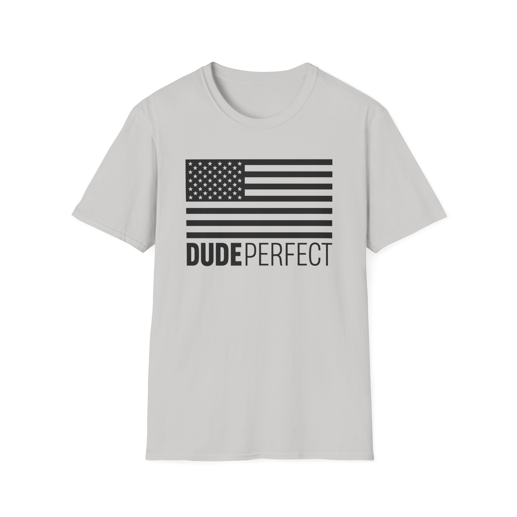 Dude Perfect Tonal Flag Unisex Softstyle T-Shirt - Image 5