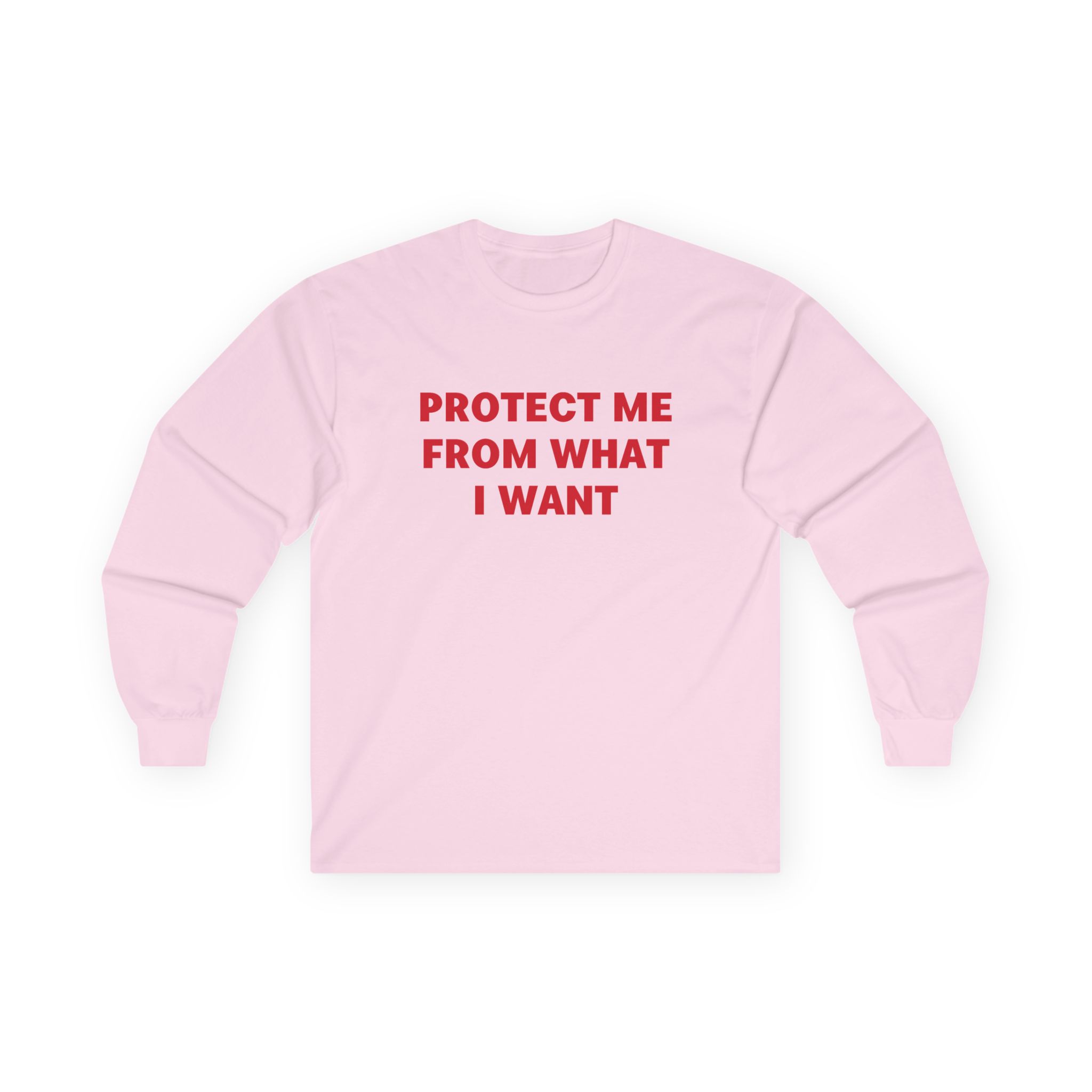 Jenny Holzer Protect Me From What I Want Unisex Ultra Cotton Long Sleeve Tee - Image 13