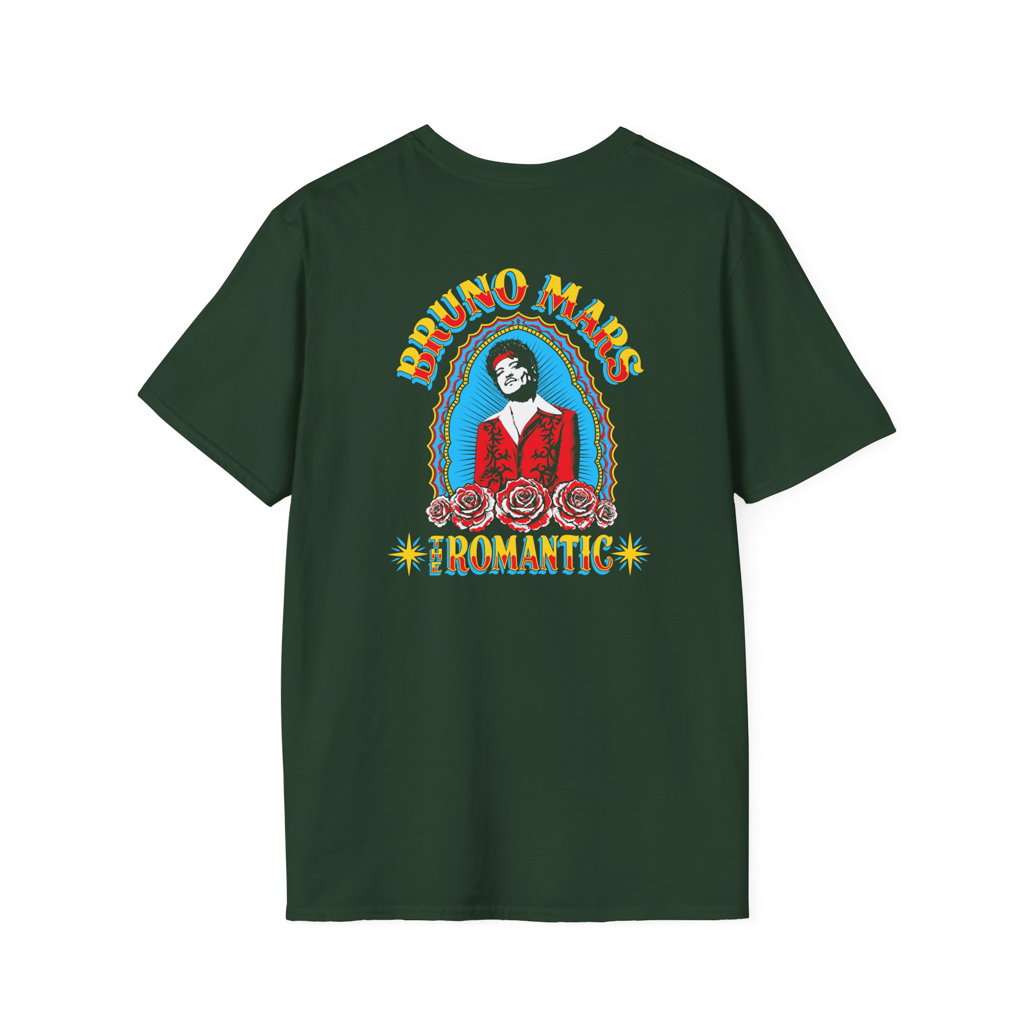 Bruno Mars the Romantic Halo Unisex Softstyle T-Shirt - Image 6