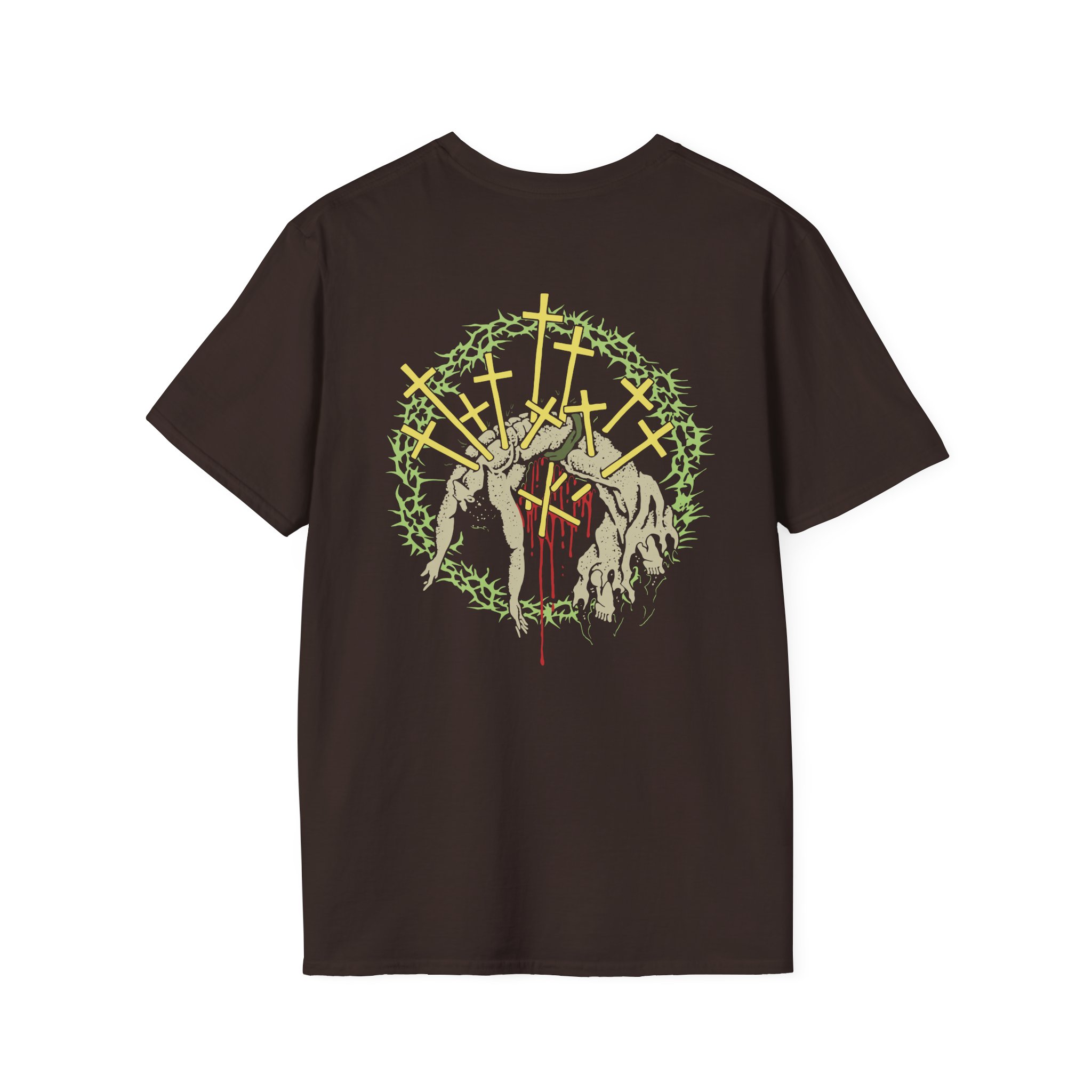 Knocked Loose Crown of Thorns Unisex Softstyle T-Shirt - Image 4