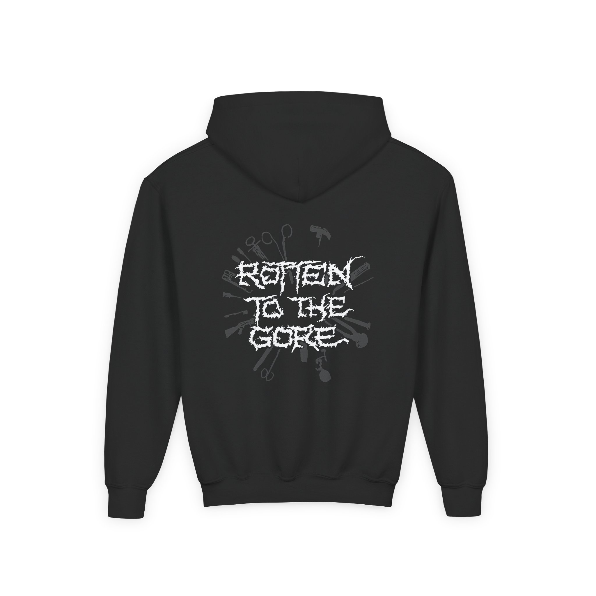 Youth Carcass Rotting Reek Heavy Blend Hooded Sweatshirt - Image 2