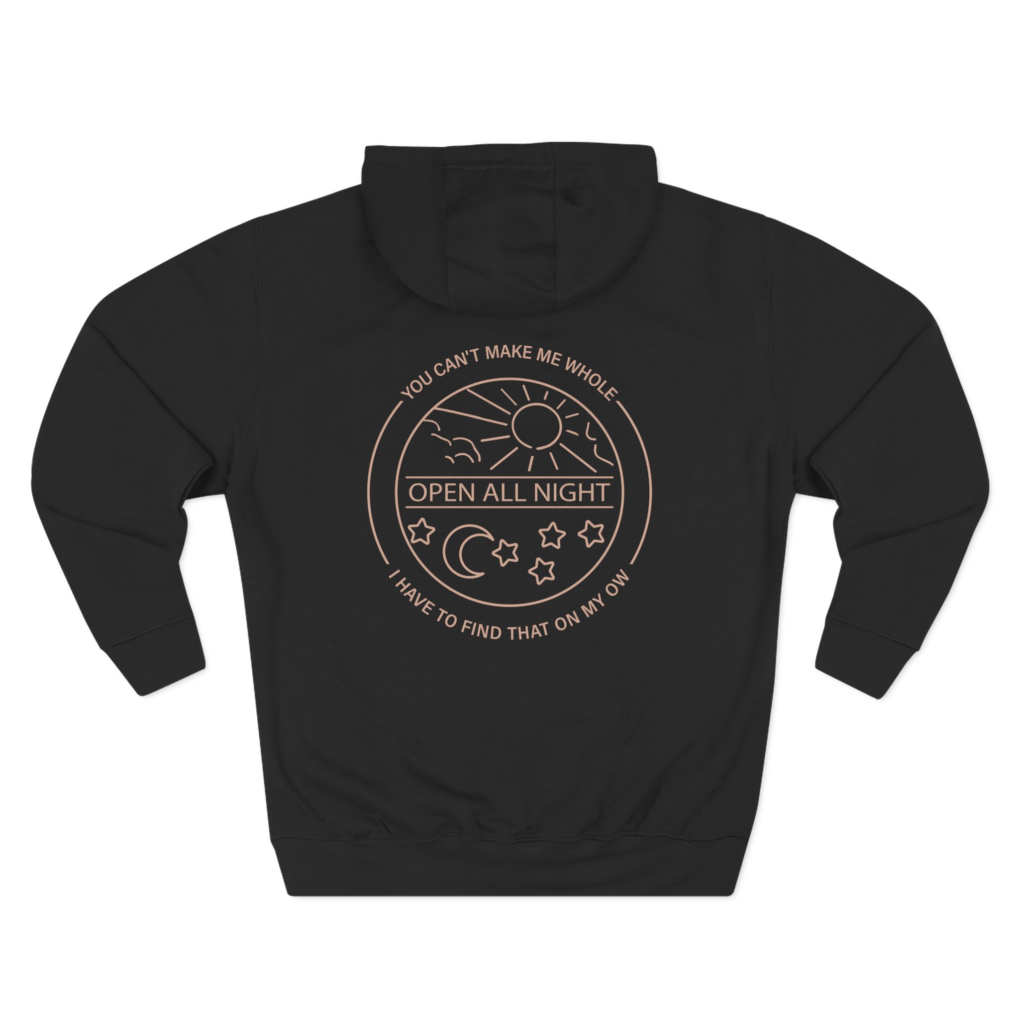 Brian Fallon Open All Night Three-Panel Fleece Hoodie - Image 6
