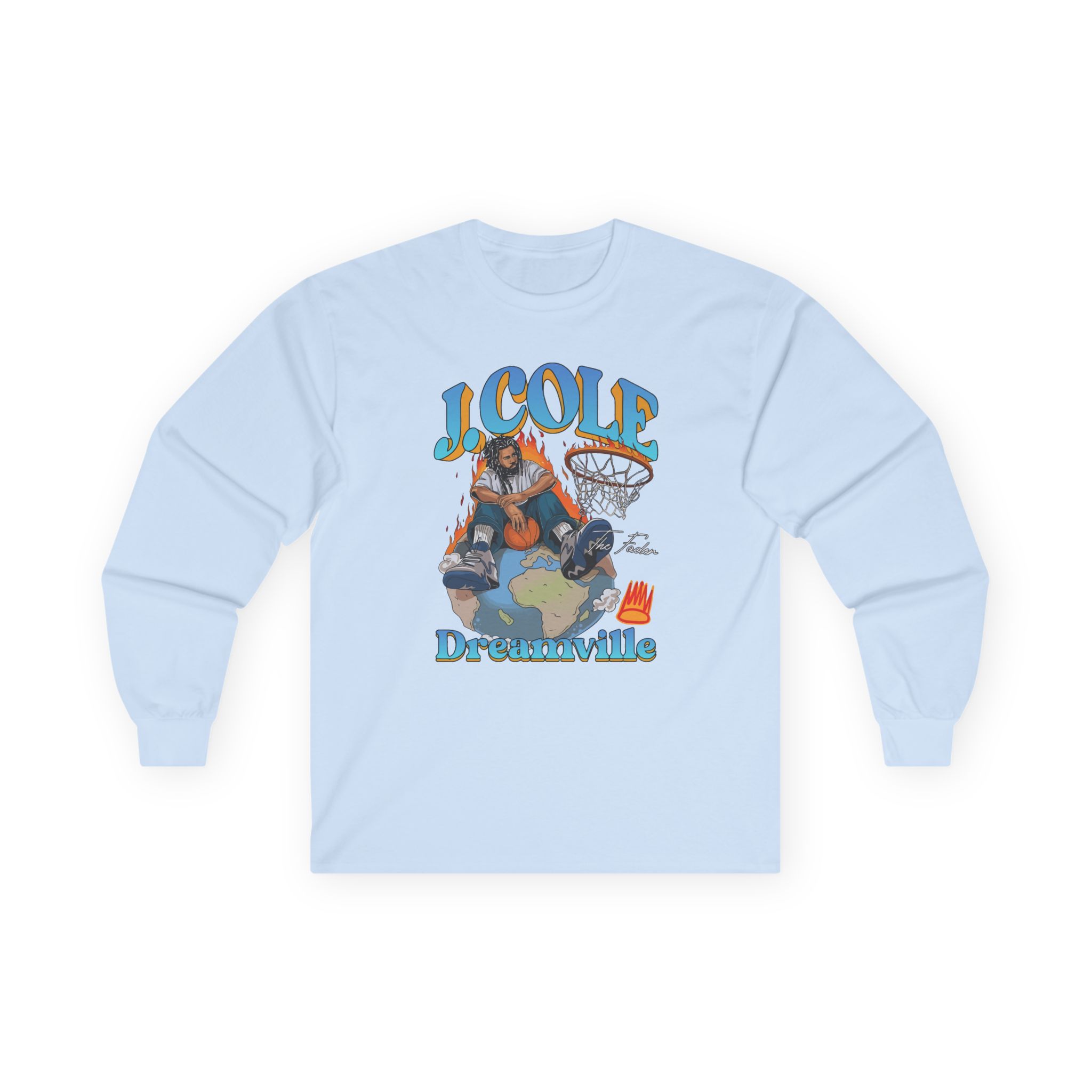 J Cole "Dreamville World" Unisex Ultra Cotton Long Sleeve Tee - Image 11